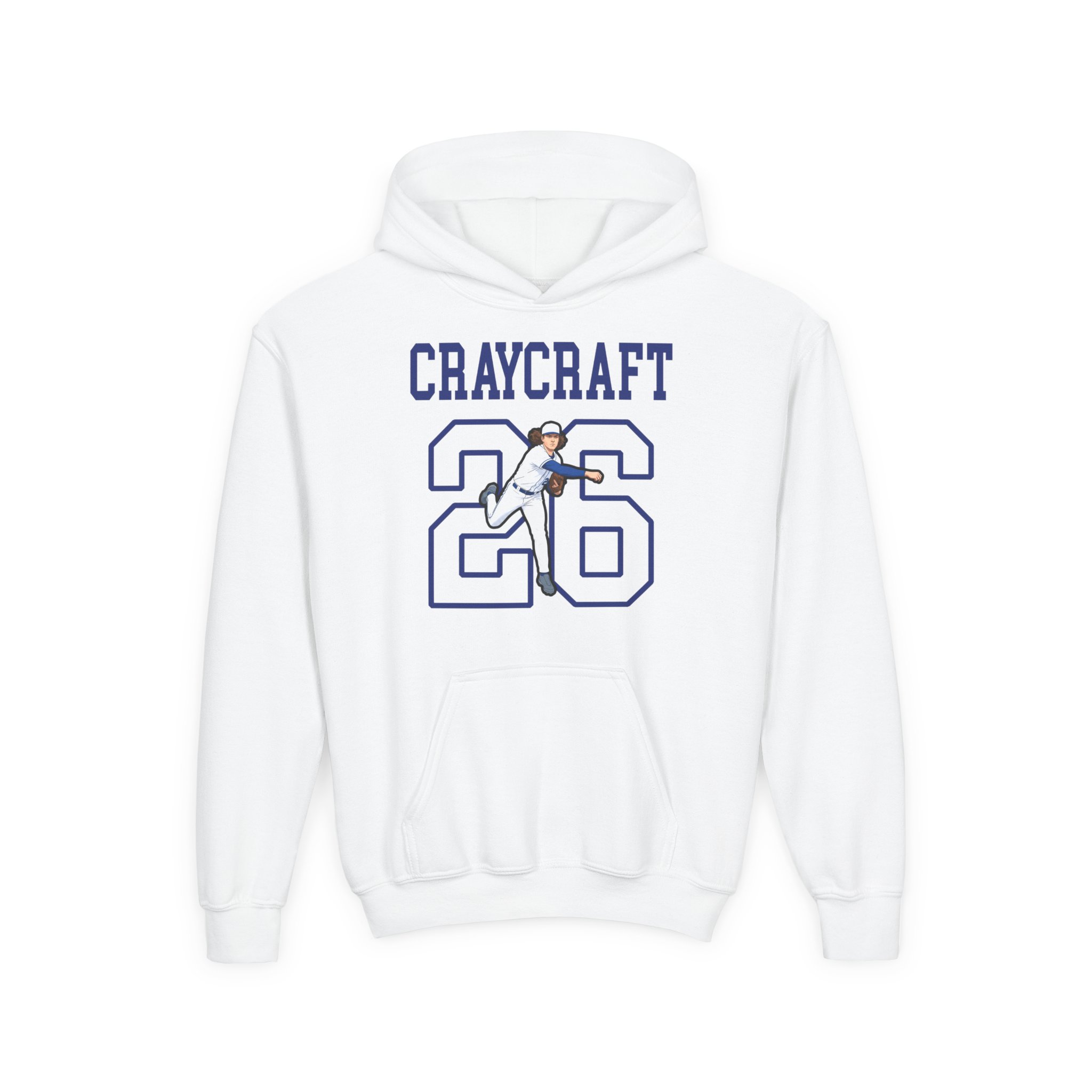 Youth Hoodie — character_shirsey in White