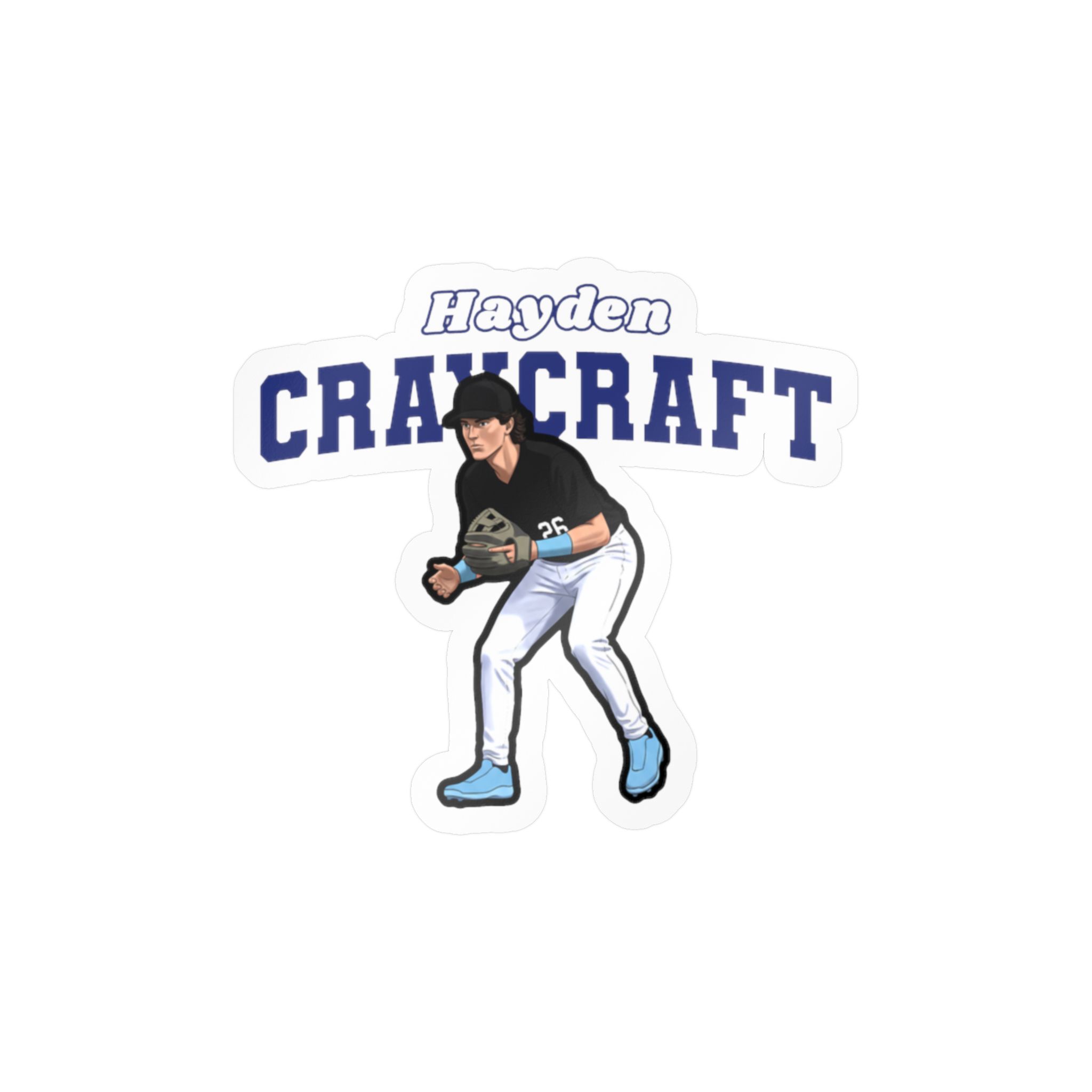 Vinyl Sticker — character_name_arch in Classic