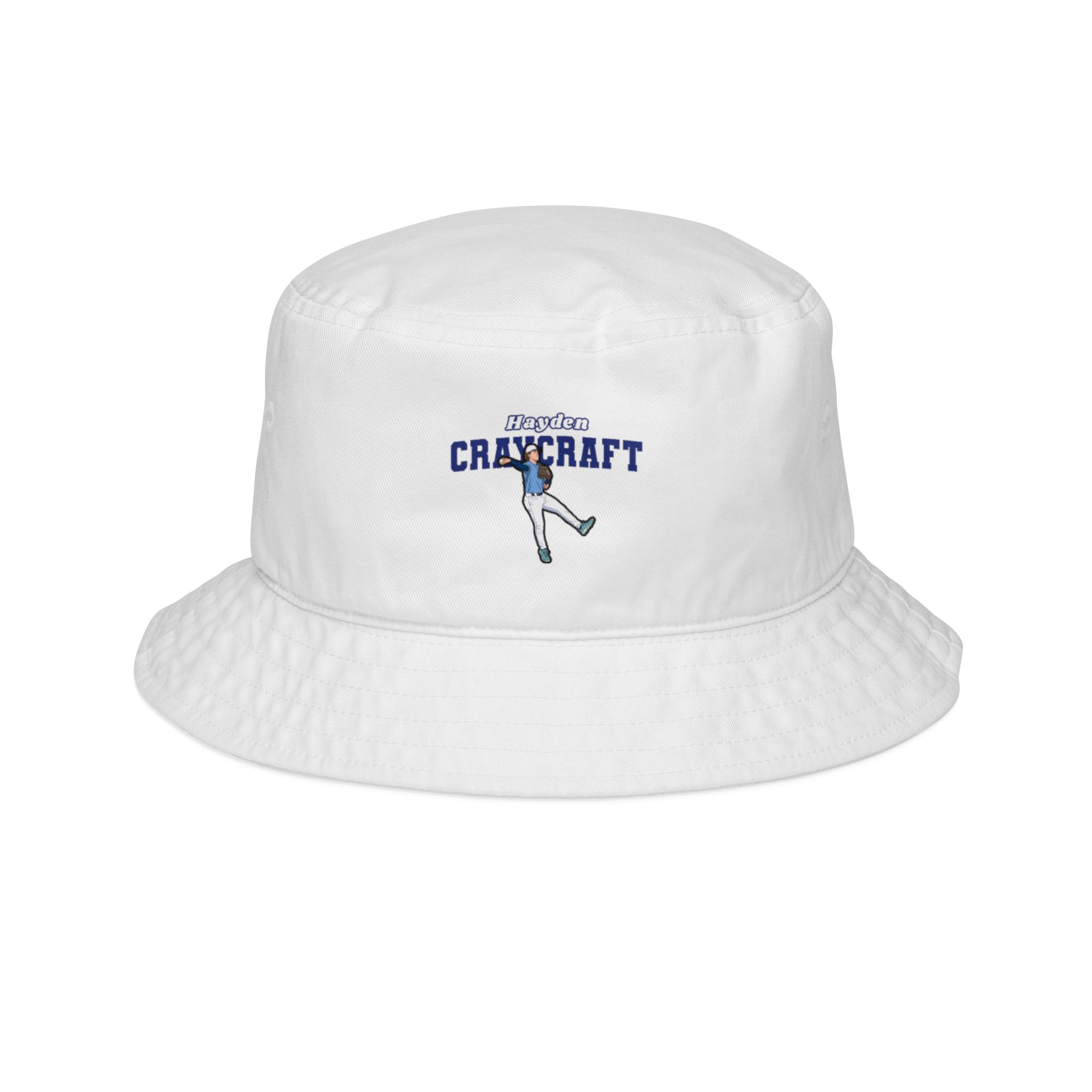 Bucket Hat — character_name_arch in White