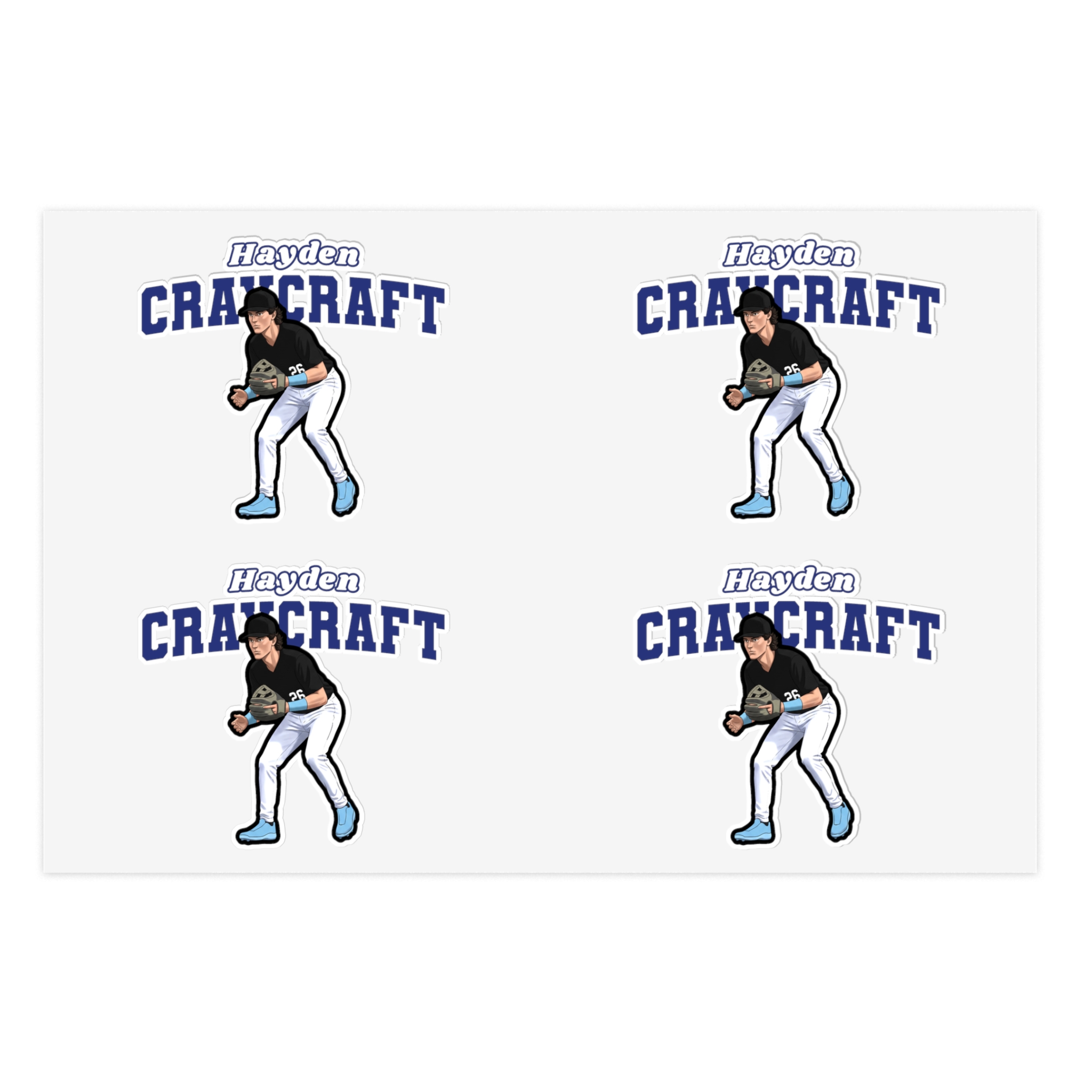 Sticker Sheet — character_name_arch in Classic