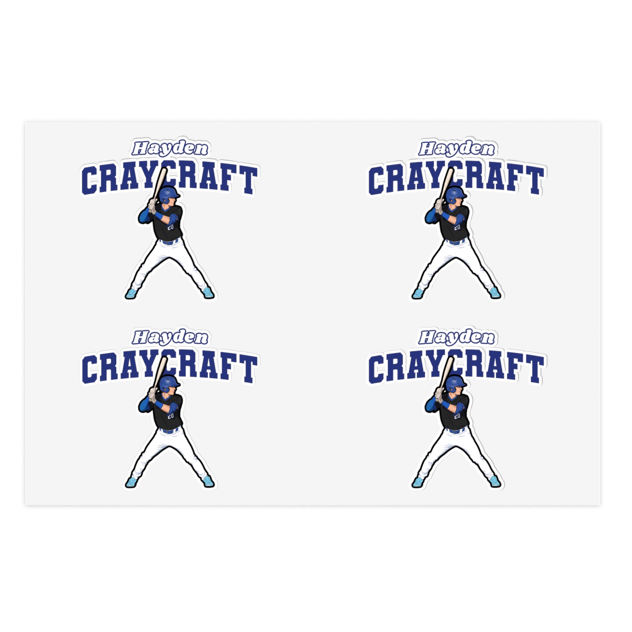Sticker Sheet — character_name_arch in Classic