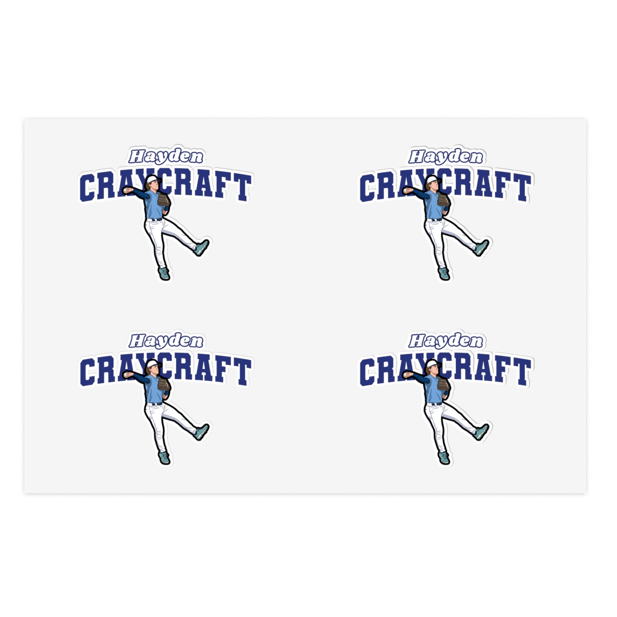 Sticker Sheet — character_name_arch in Classic