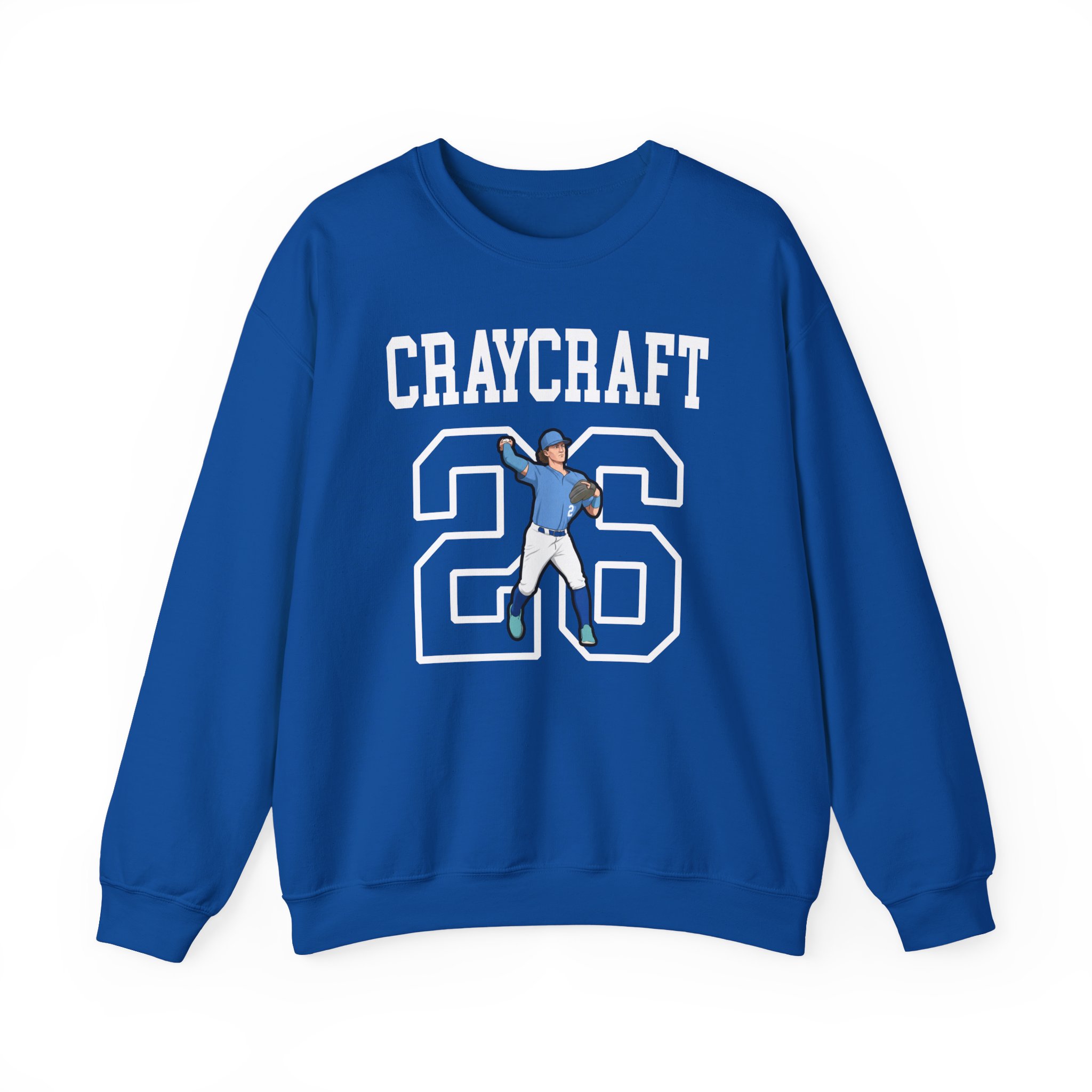 Crewneck Sweatshirt — character_shirsey in Royal