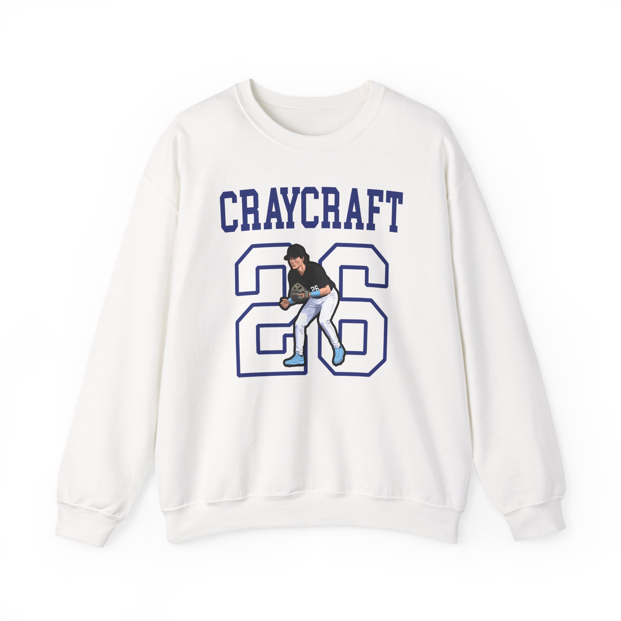 Crewneck Sweatshirt — character_shirsey in White