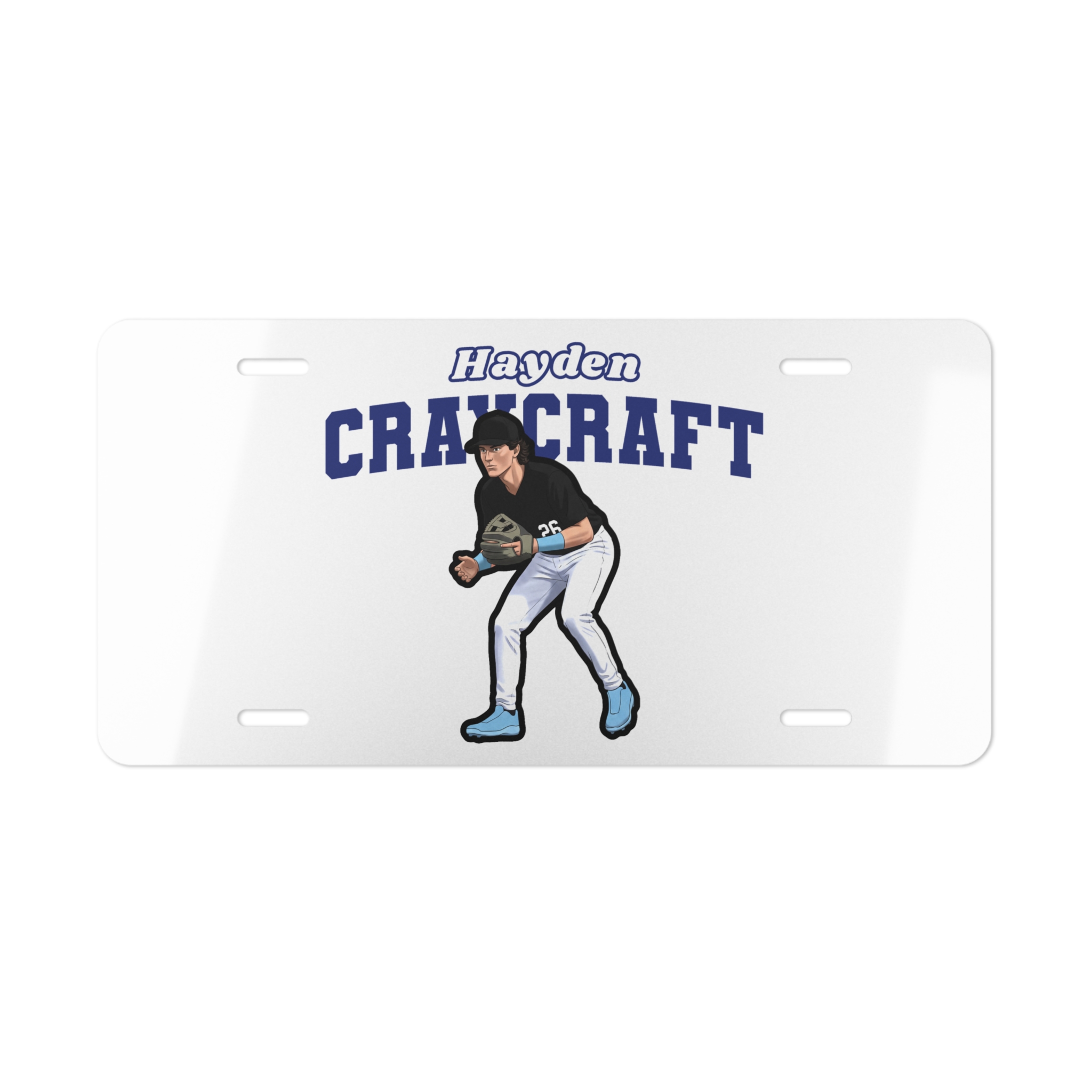 License Plate — character_name_arch in Classic