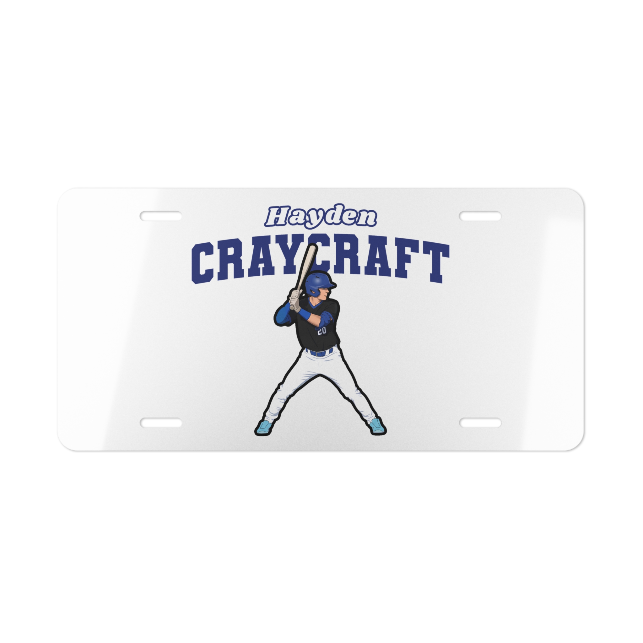 License Plate — character_name_arch in Classic
