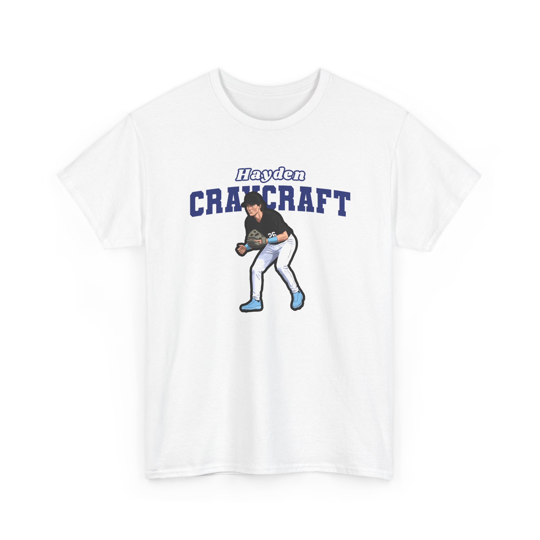 Tee — character_name_arch in White