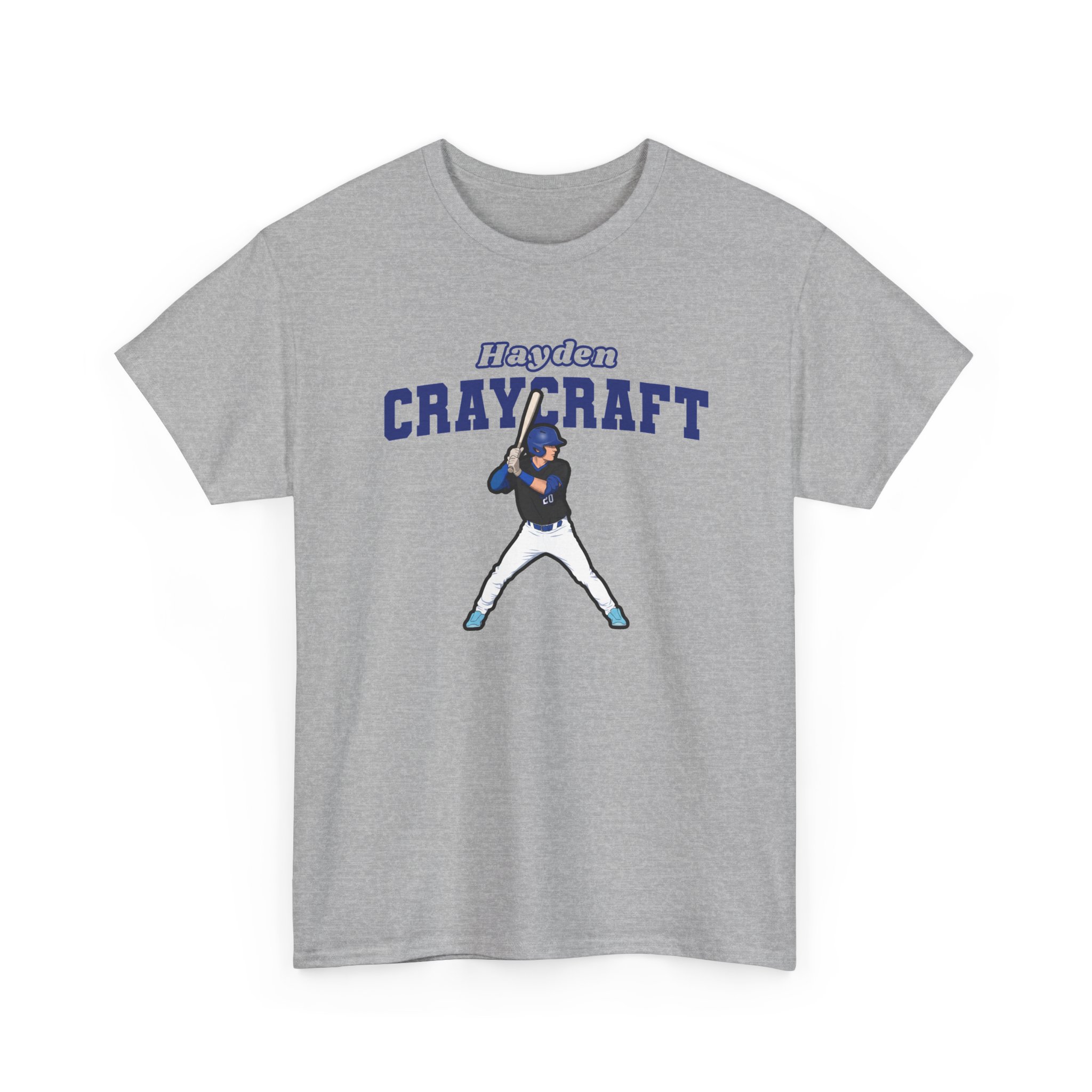 Tee — character_name_arch in Grey