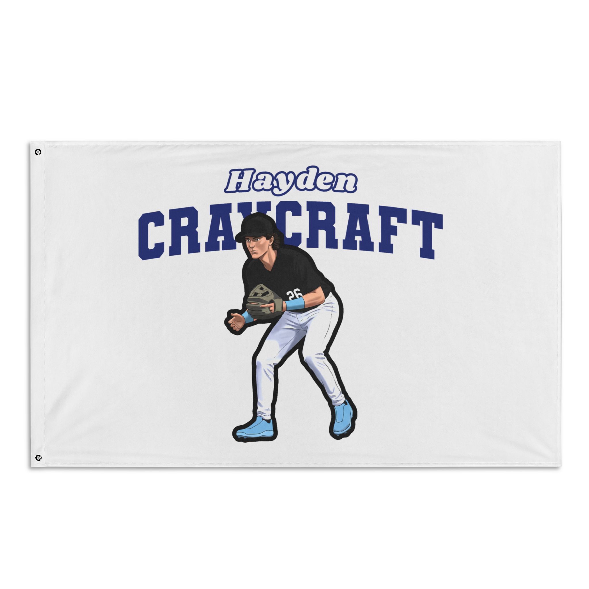 Flag (35 × 56 in) — character_name_arch in Classic