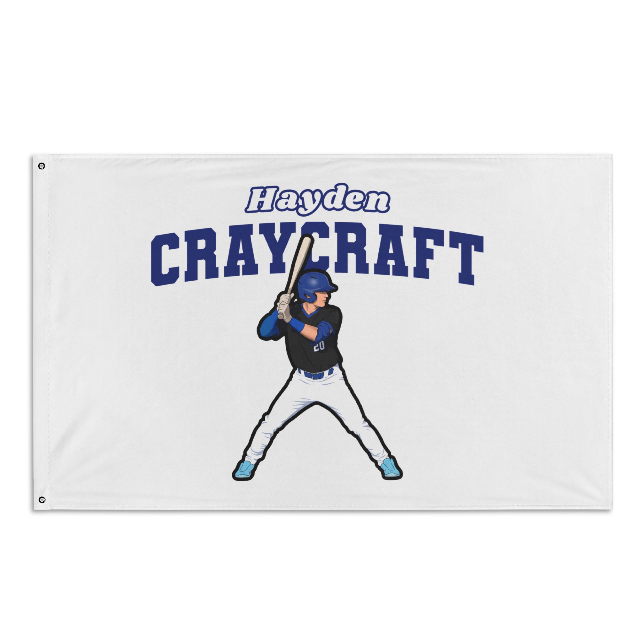 Flag (35 × 56 in) — character_name_arch in Classic