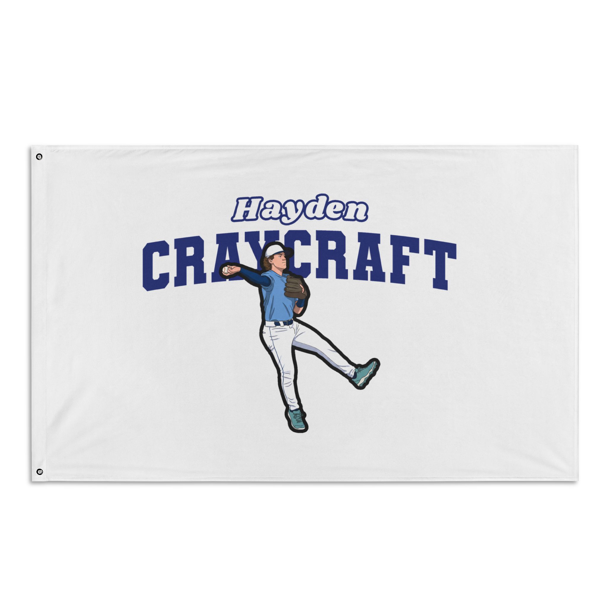 Flag (35 × 56 in) — character_name_arch in Classic