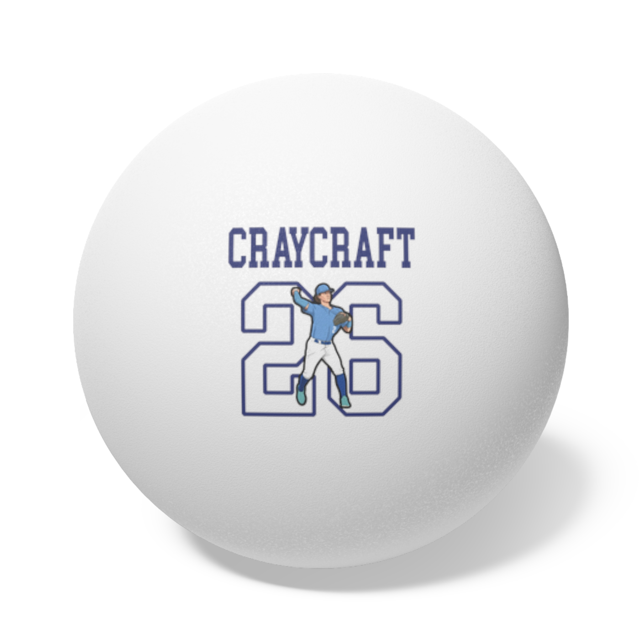 Ping Pong Balls, 6 pcs — character_shirsey in White