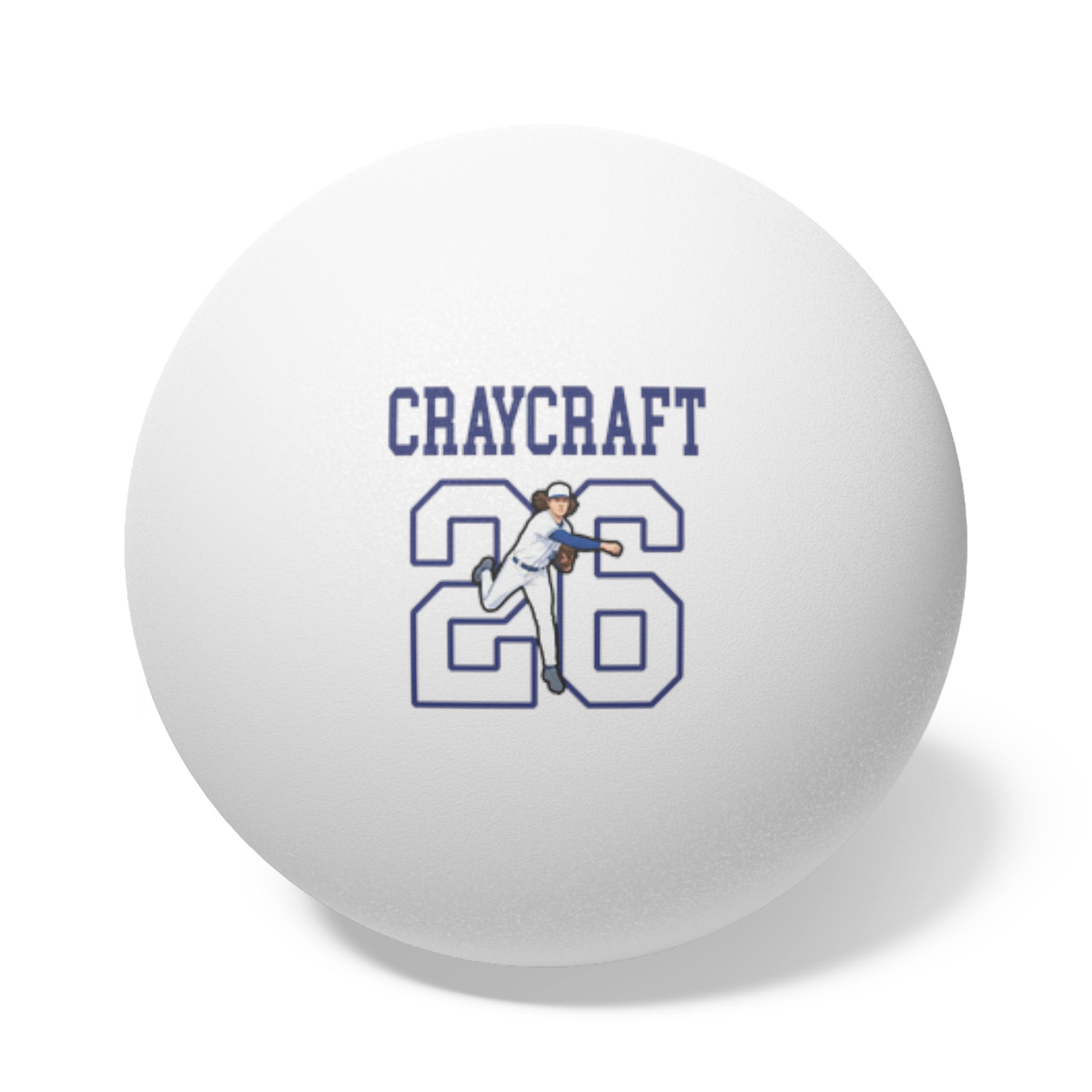 Ping Pong Balls, 6 pcs — character_shirsey in White