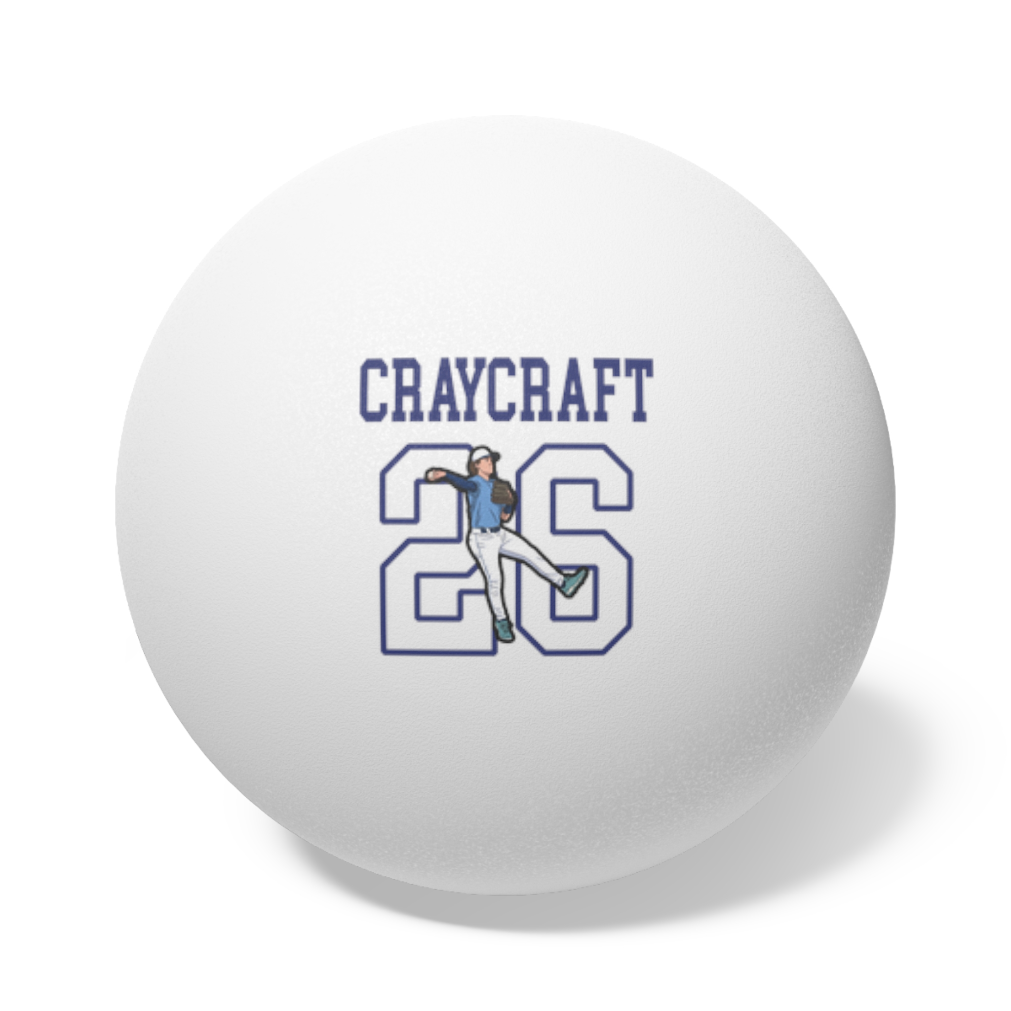 Ping Pong Balls, 6 pcs — character_shirsey in White