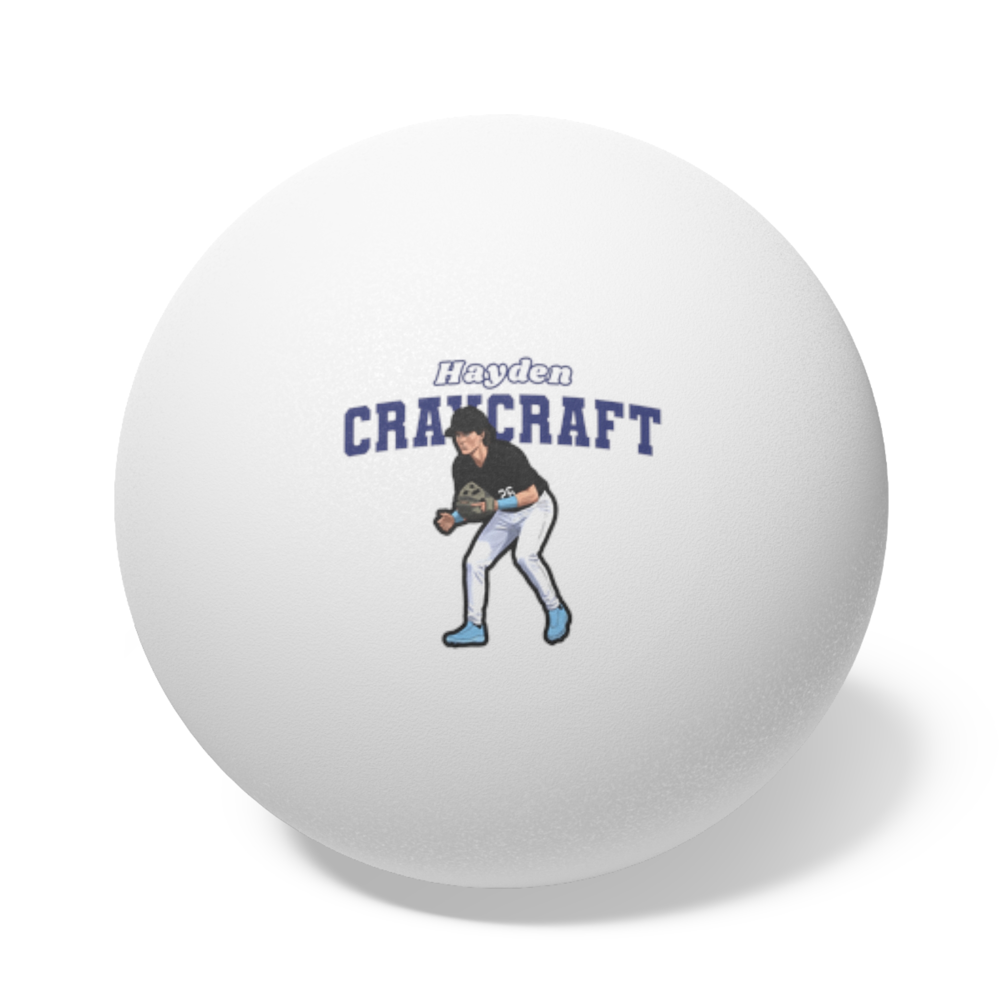 Ping Pong Balls, 6 pcs — character_name_arch in White