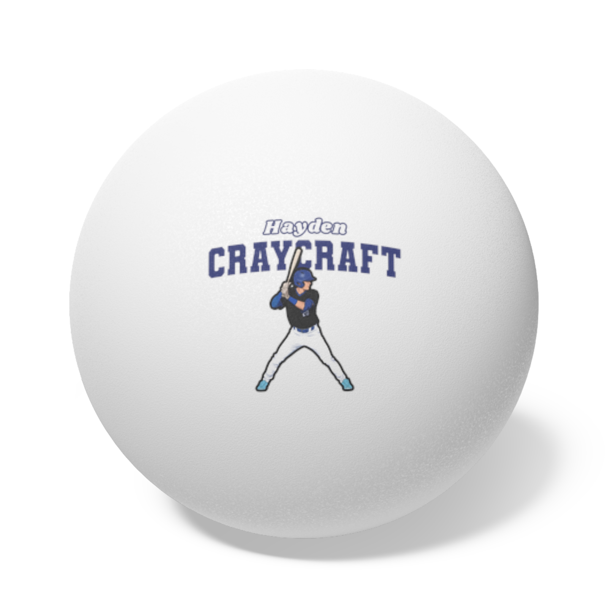 Ping Pong Balls, 6 pcs — character_name_arch in White
