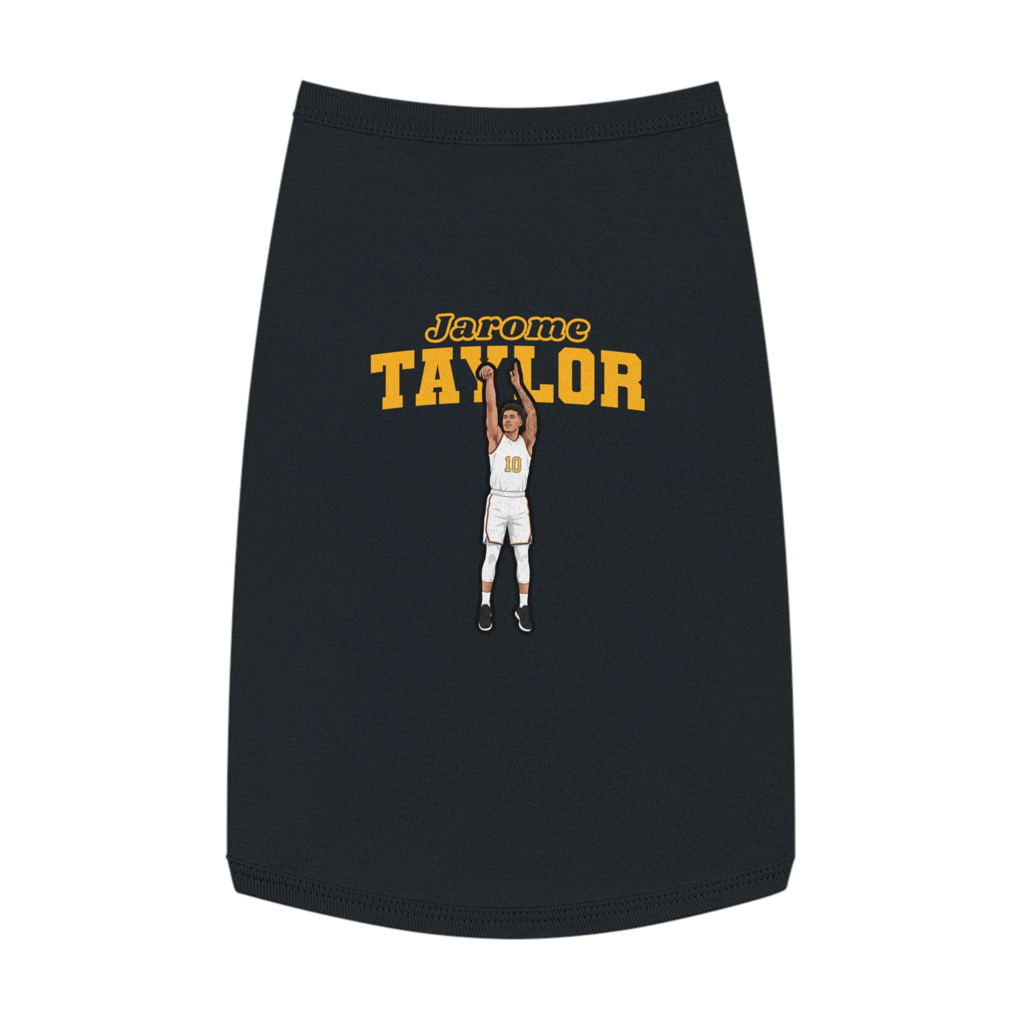 Pet Tank Top — character_name_arch in White