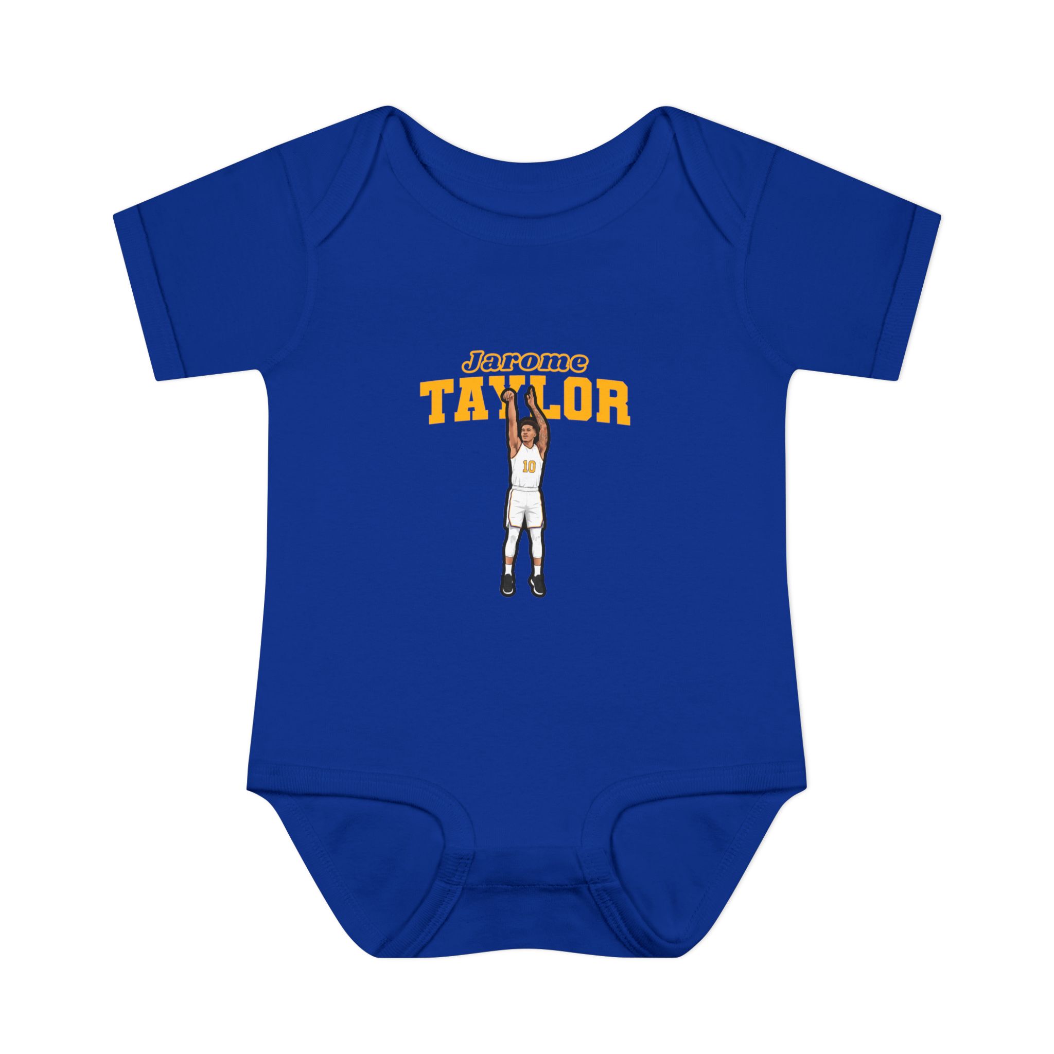 Baby Onesie — character_name_arch in Royal