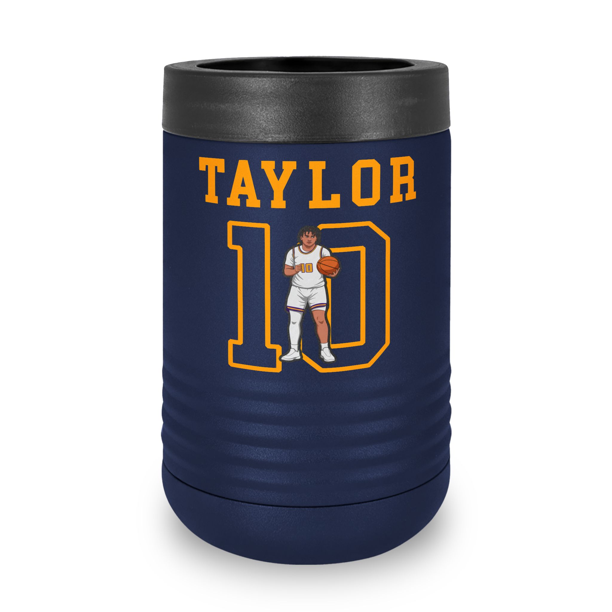 Stainless Can Cooler — character_shirsey in Navy