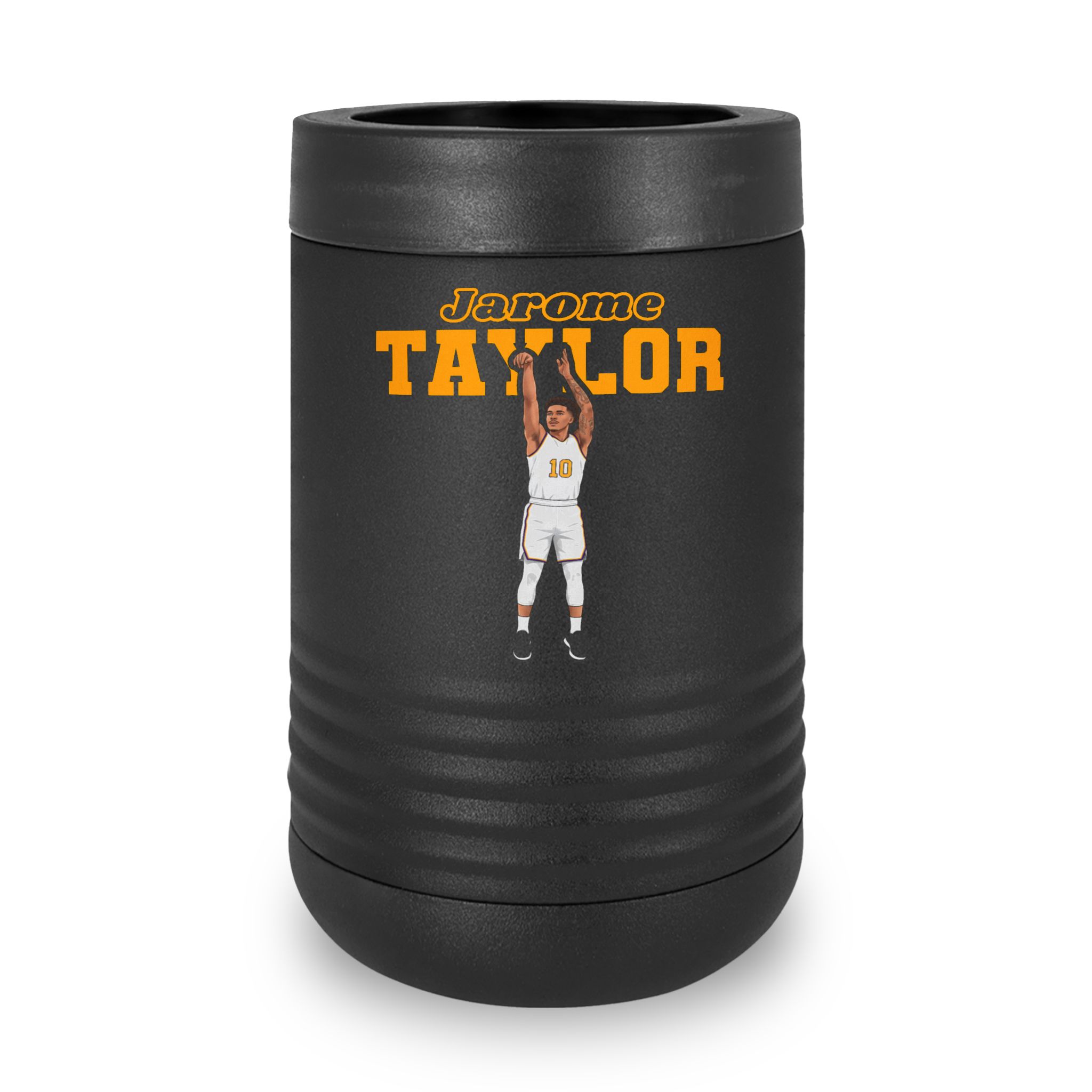 Stainless Can Cooler — character_name_arch in Black