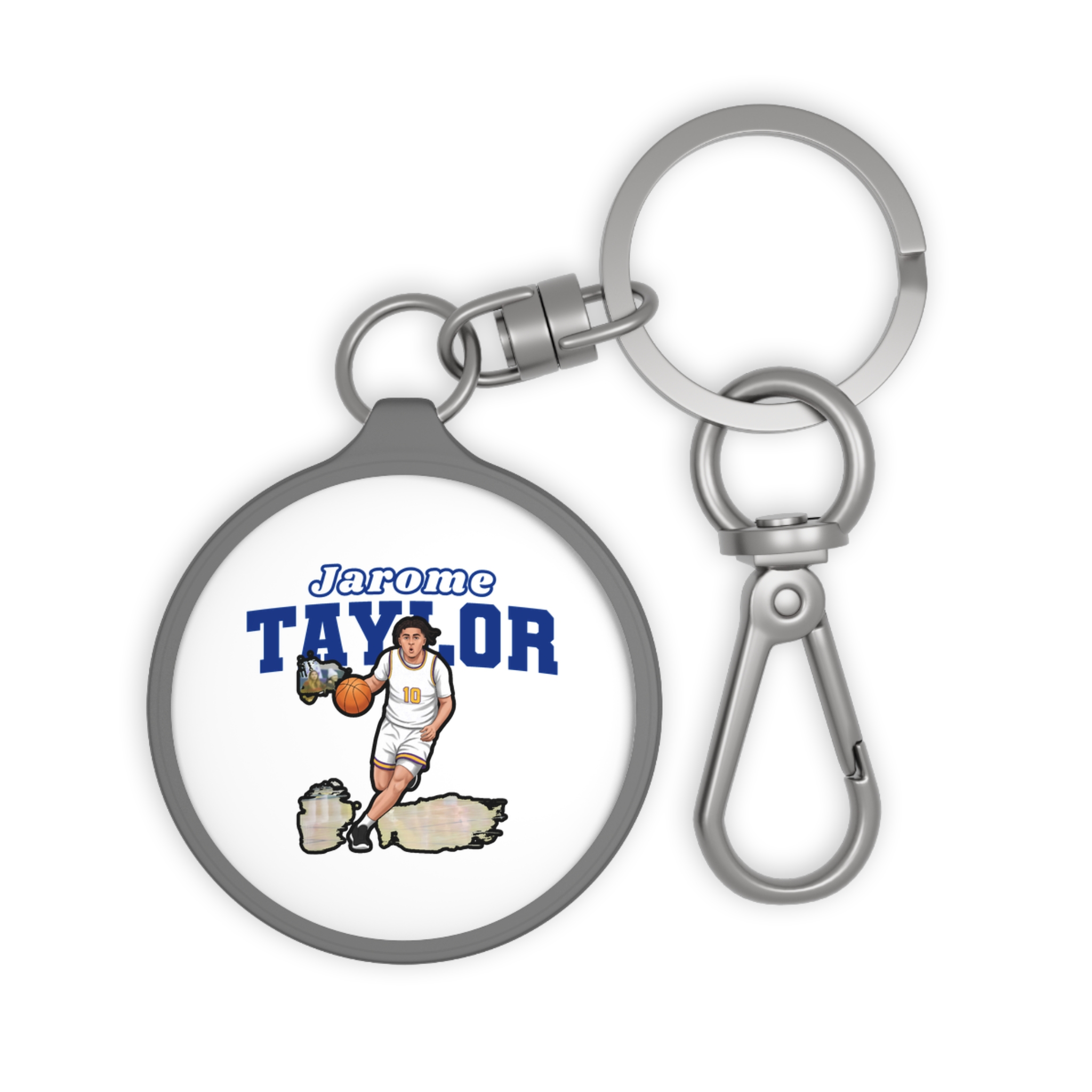 Keychain — character_name_arch in Grey
