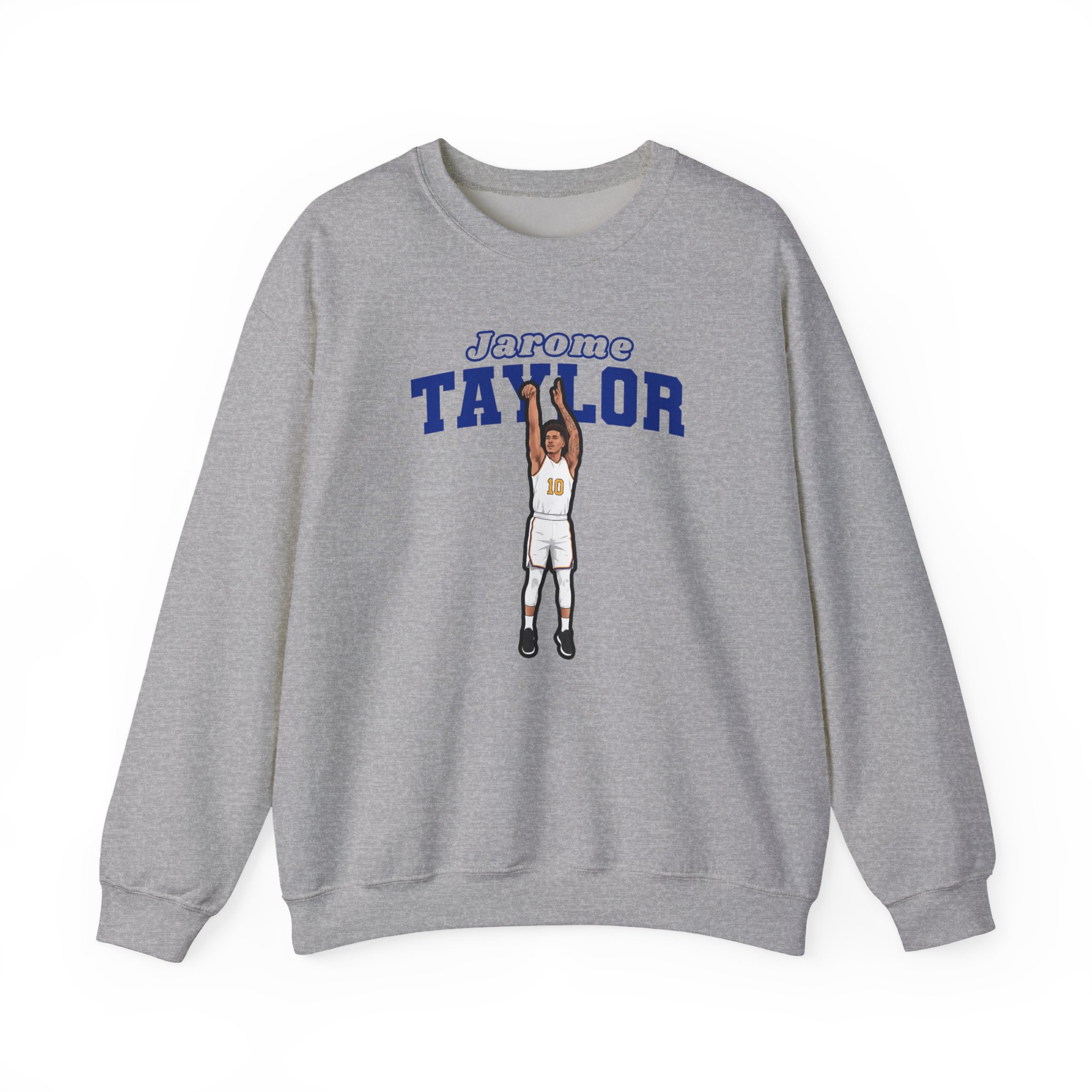 Crewneck Sweatshirt — character_name_arch in Grey