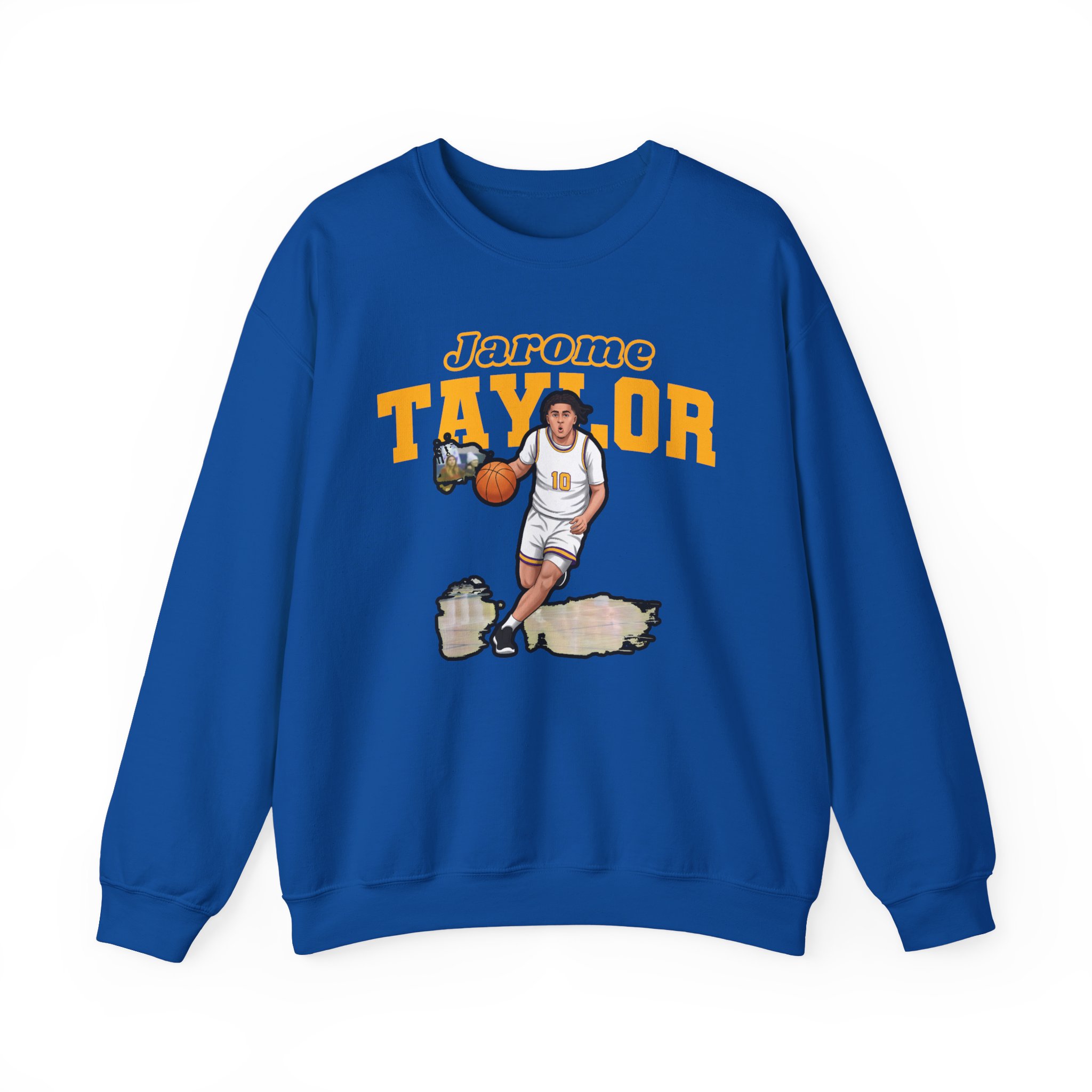 Crewneck Sweatshirt — character_name_arch in Royal