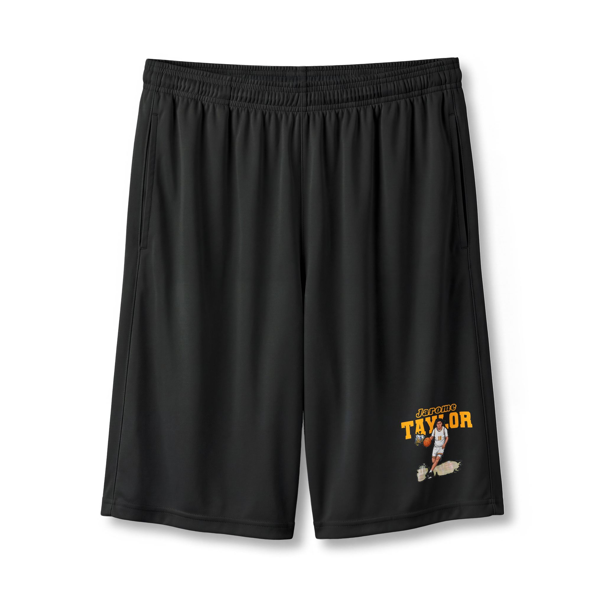 Shorts — character_name_arch in Black