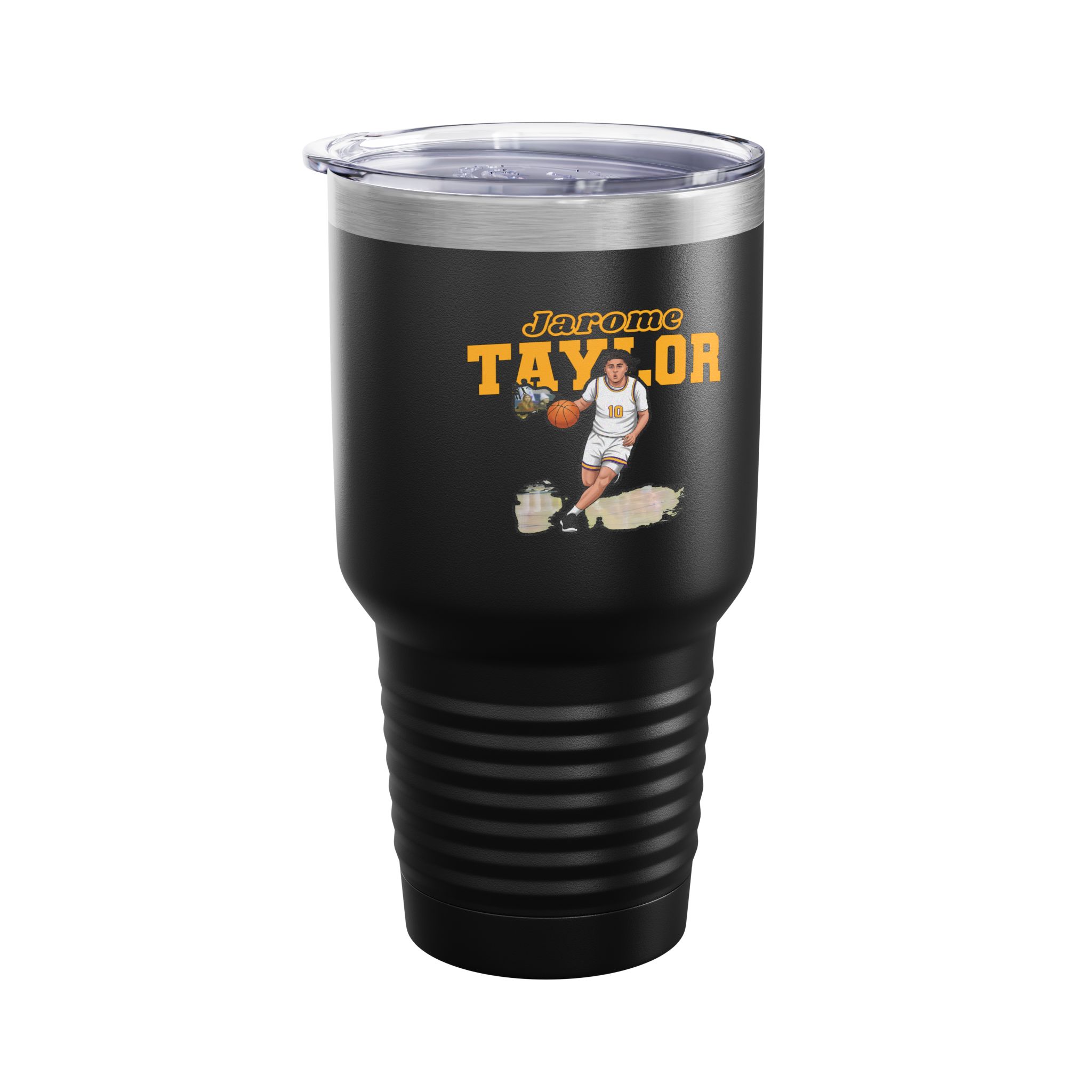 30oz Tumbler — character_name_arch in Black