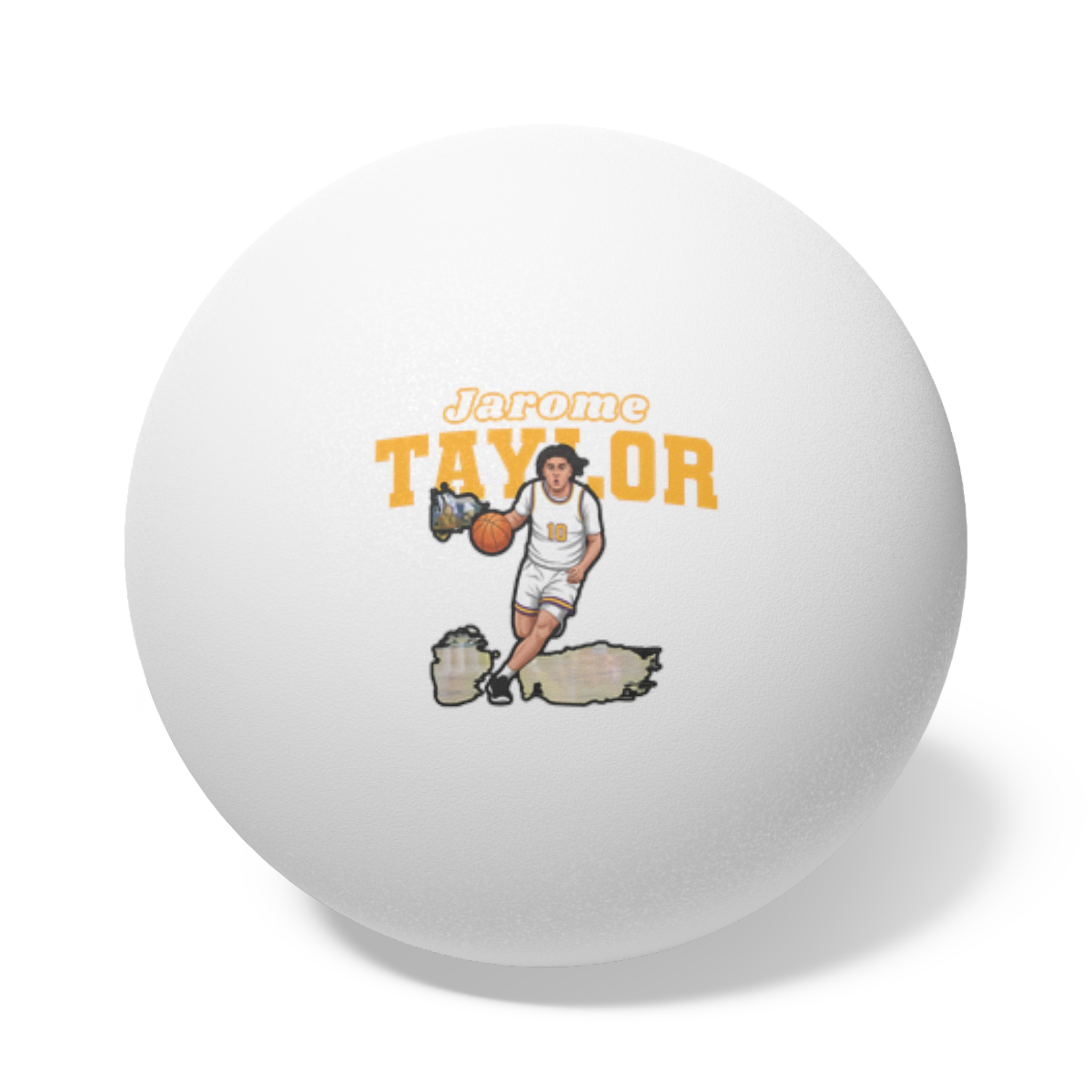 Ping Pong Balls, 6 pcs — character_name_arch in White