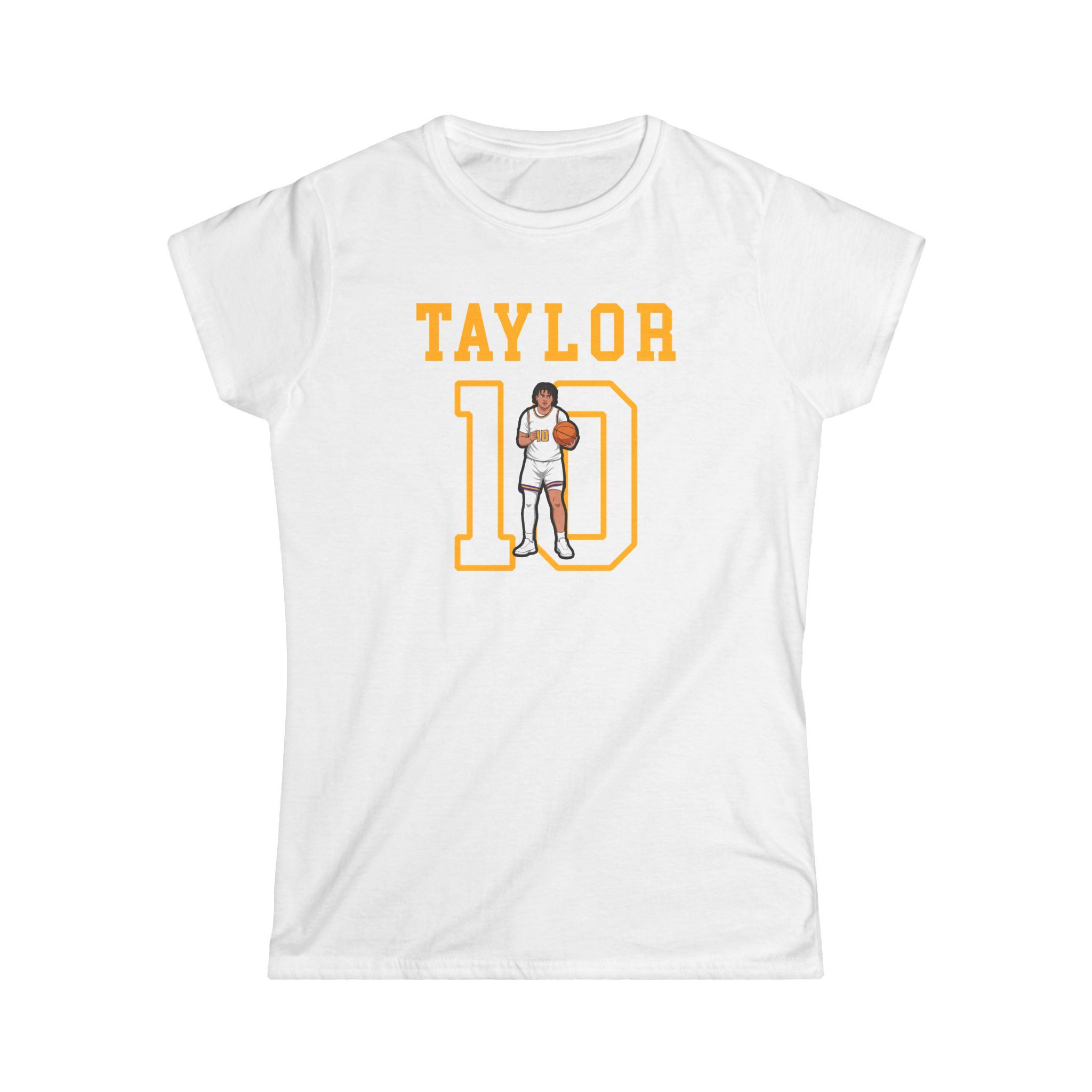 Women's Softstyle Tee — character_shirsey in White