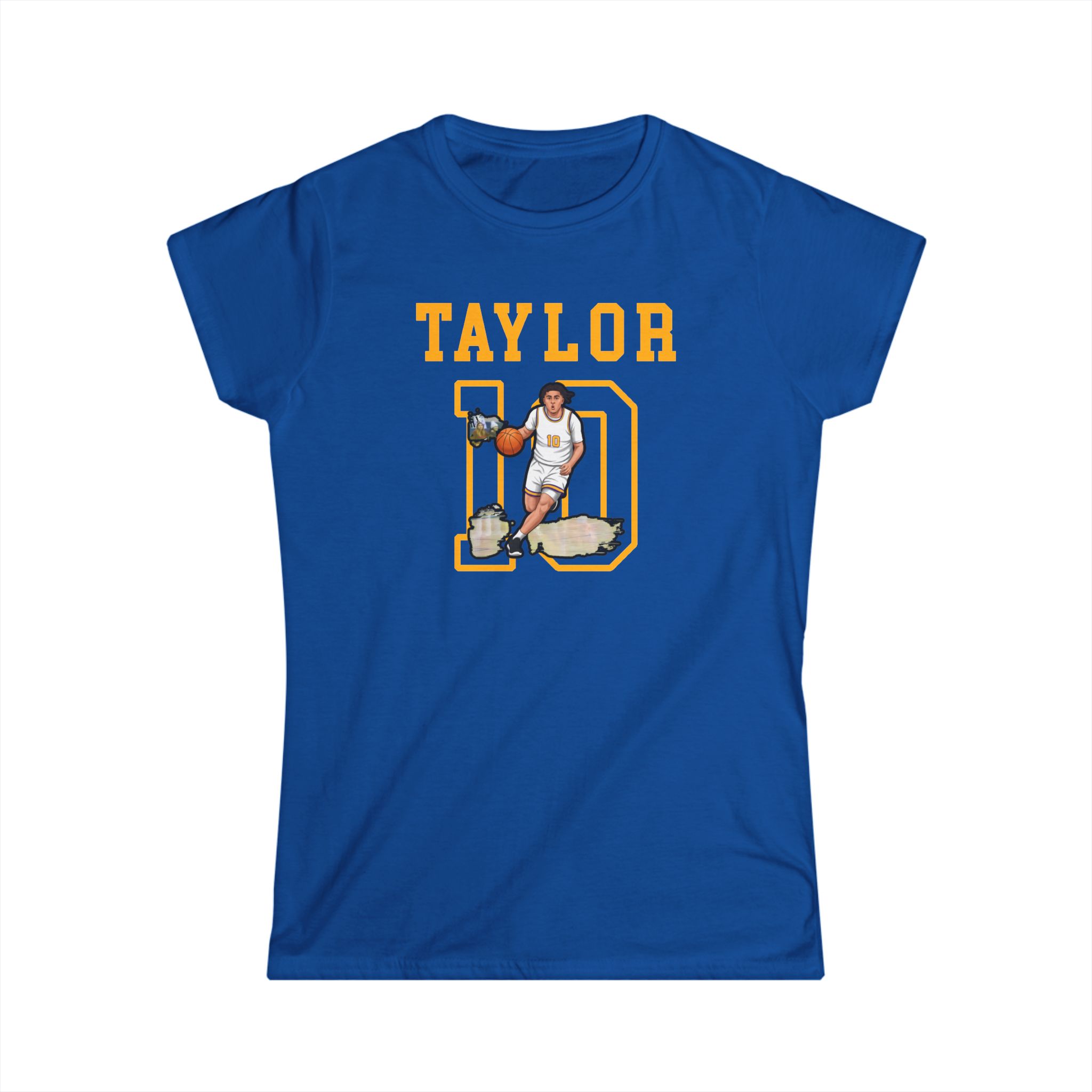 Women's Softstyle Tee — character_shirsey in Royal