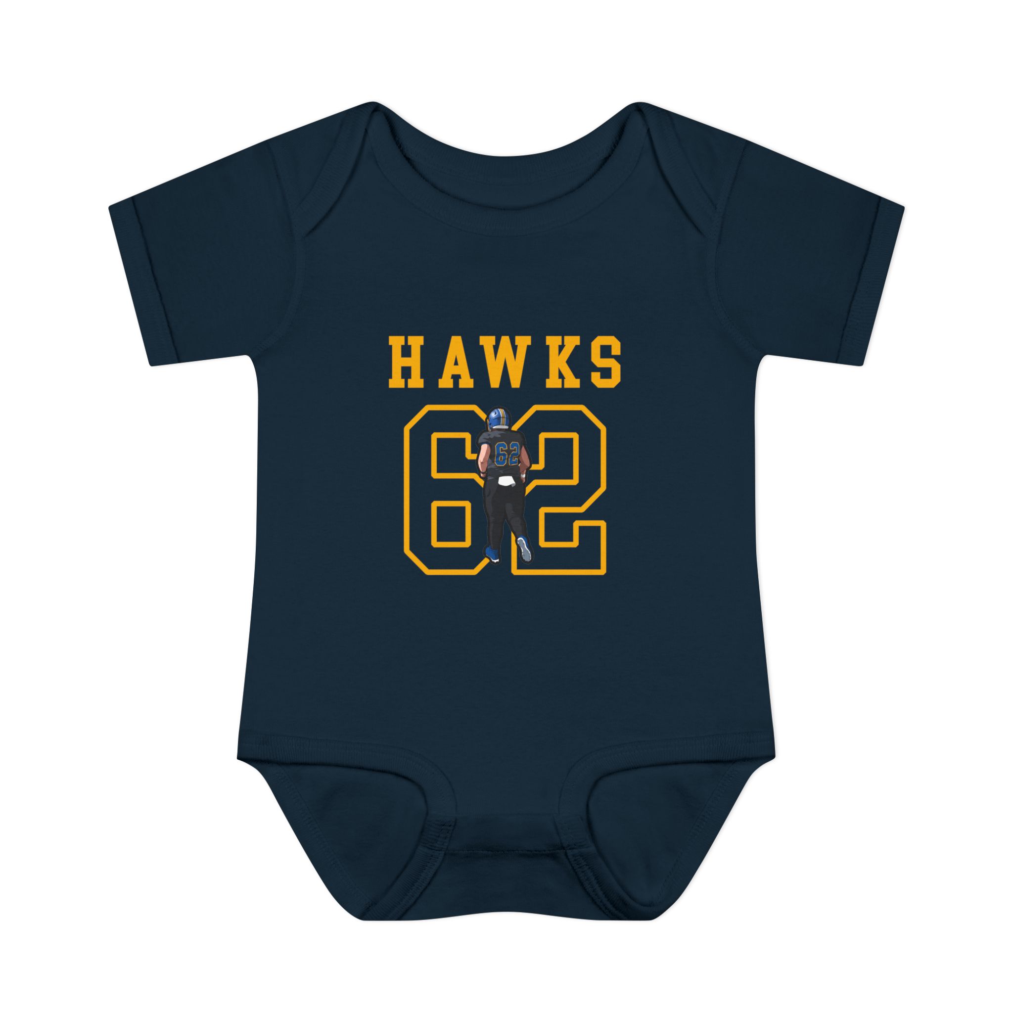 Baby Onesie — character_shirsey in Navy