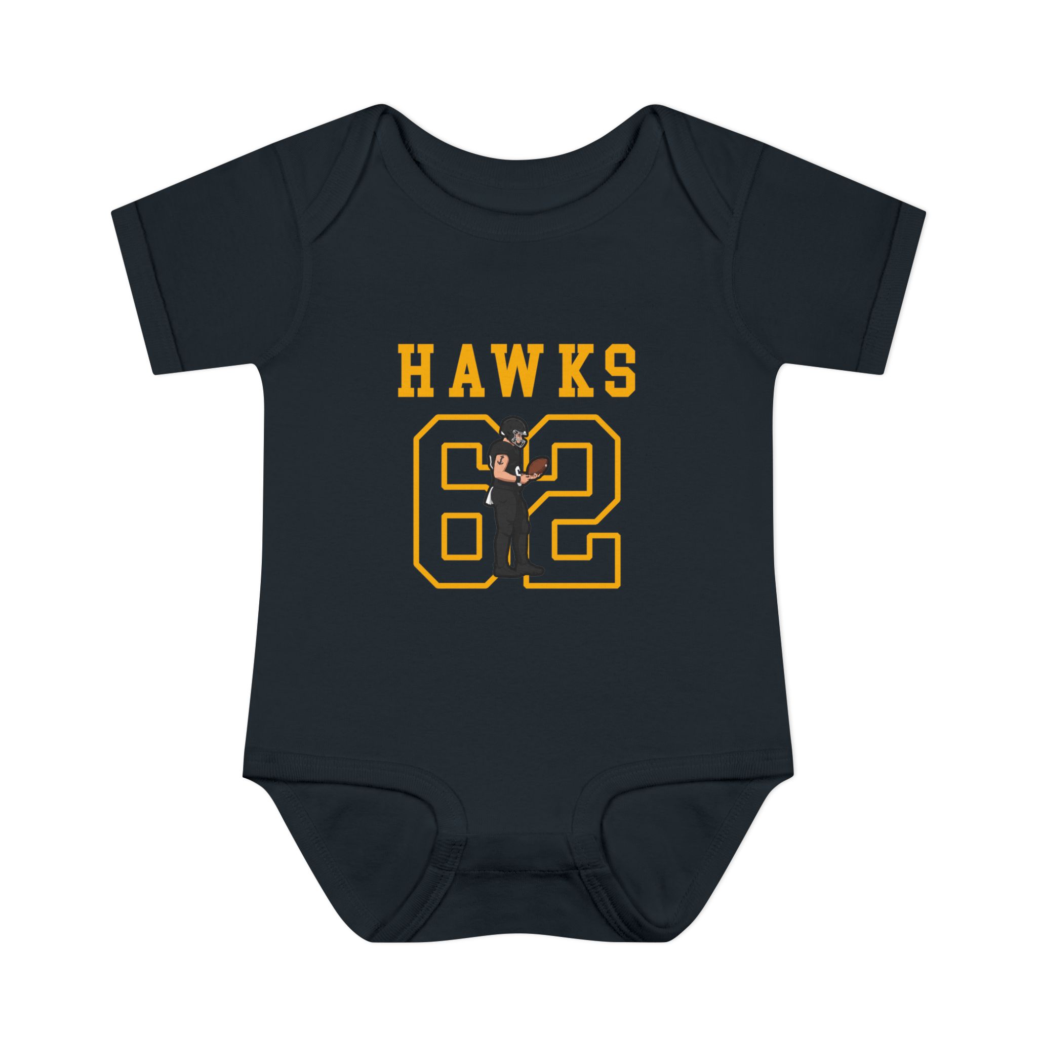 Baby Onesie — character_shirsey in Black