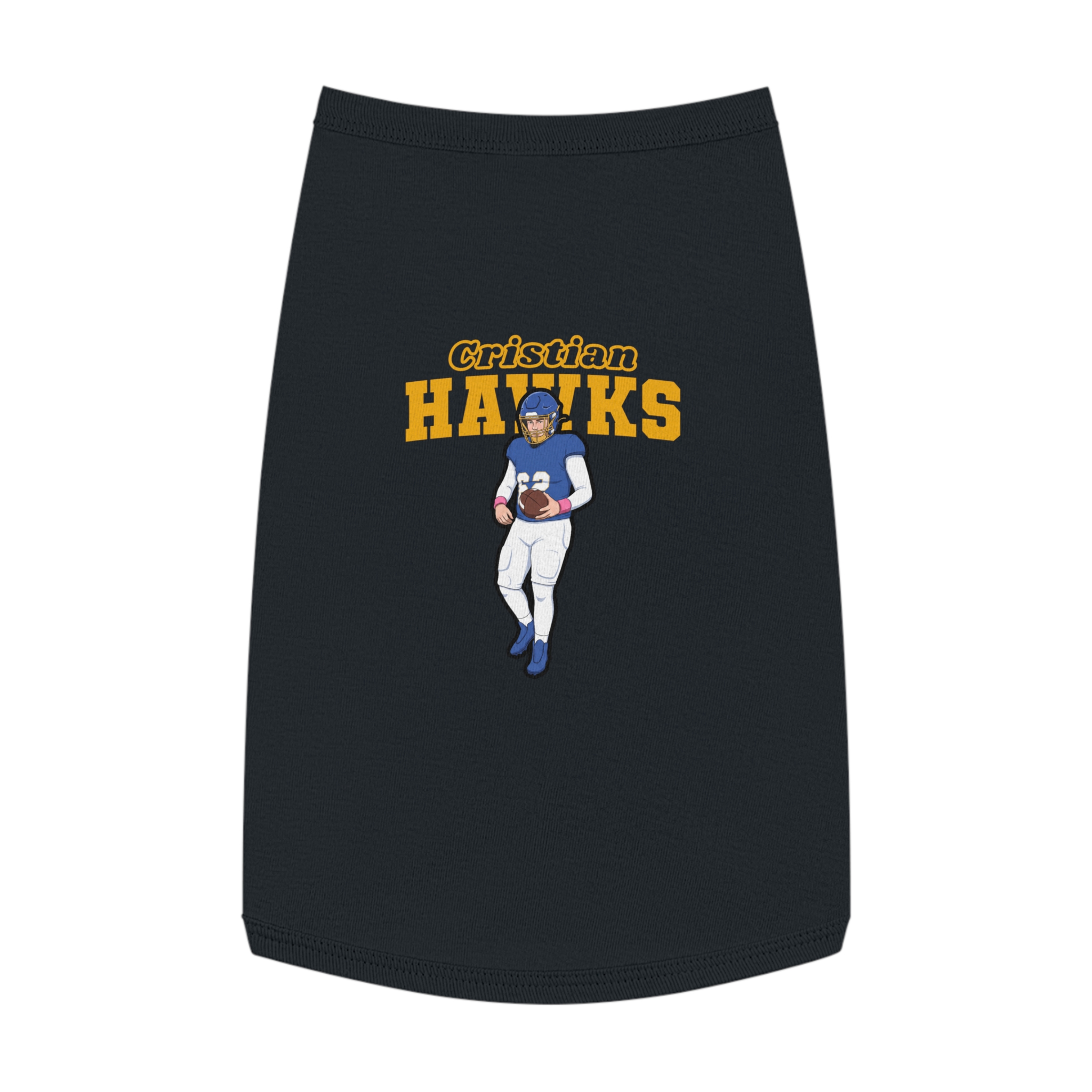 Pet Tank Top — character_name_arch in White