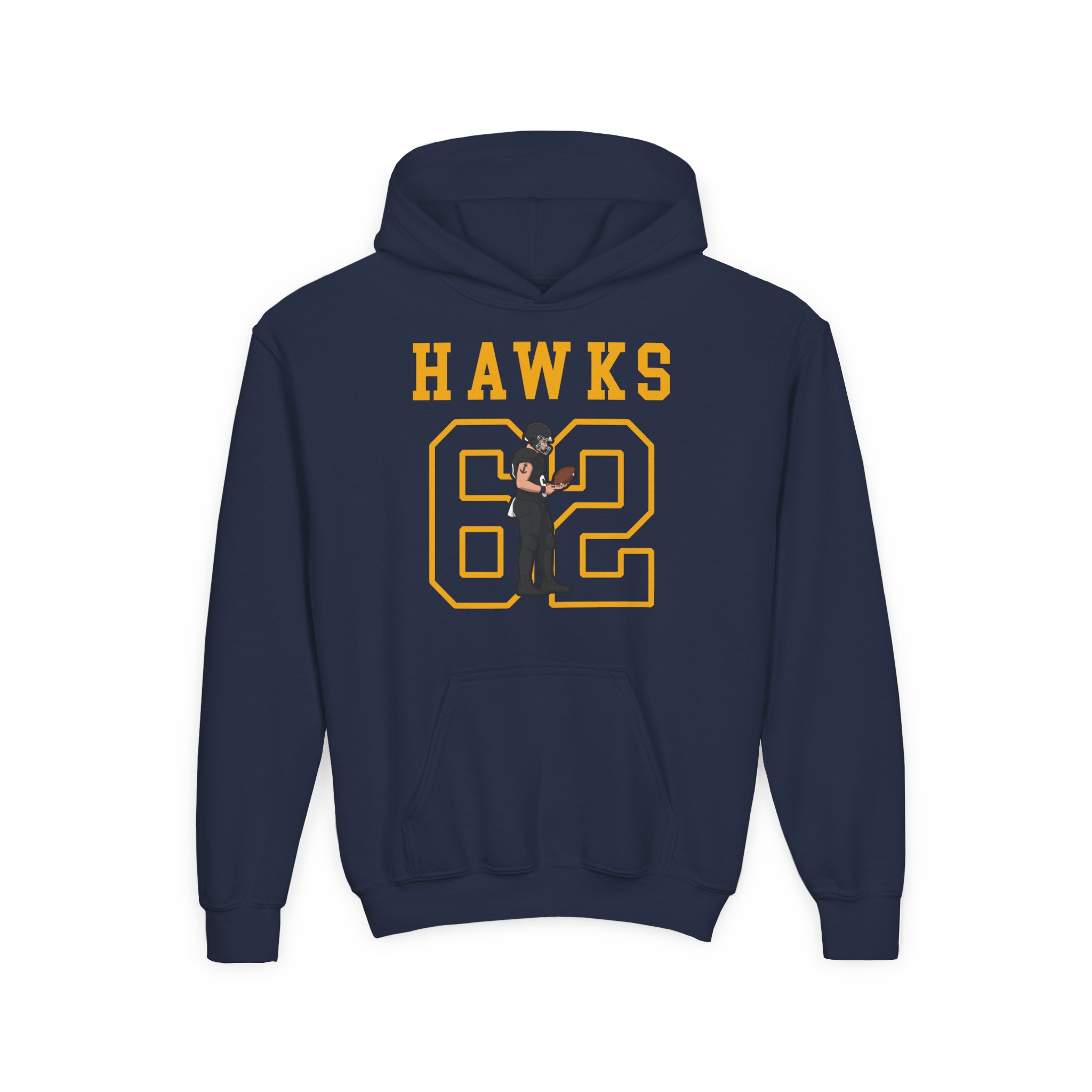Youth Hoodie — character_shirsey in Navy