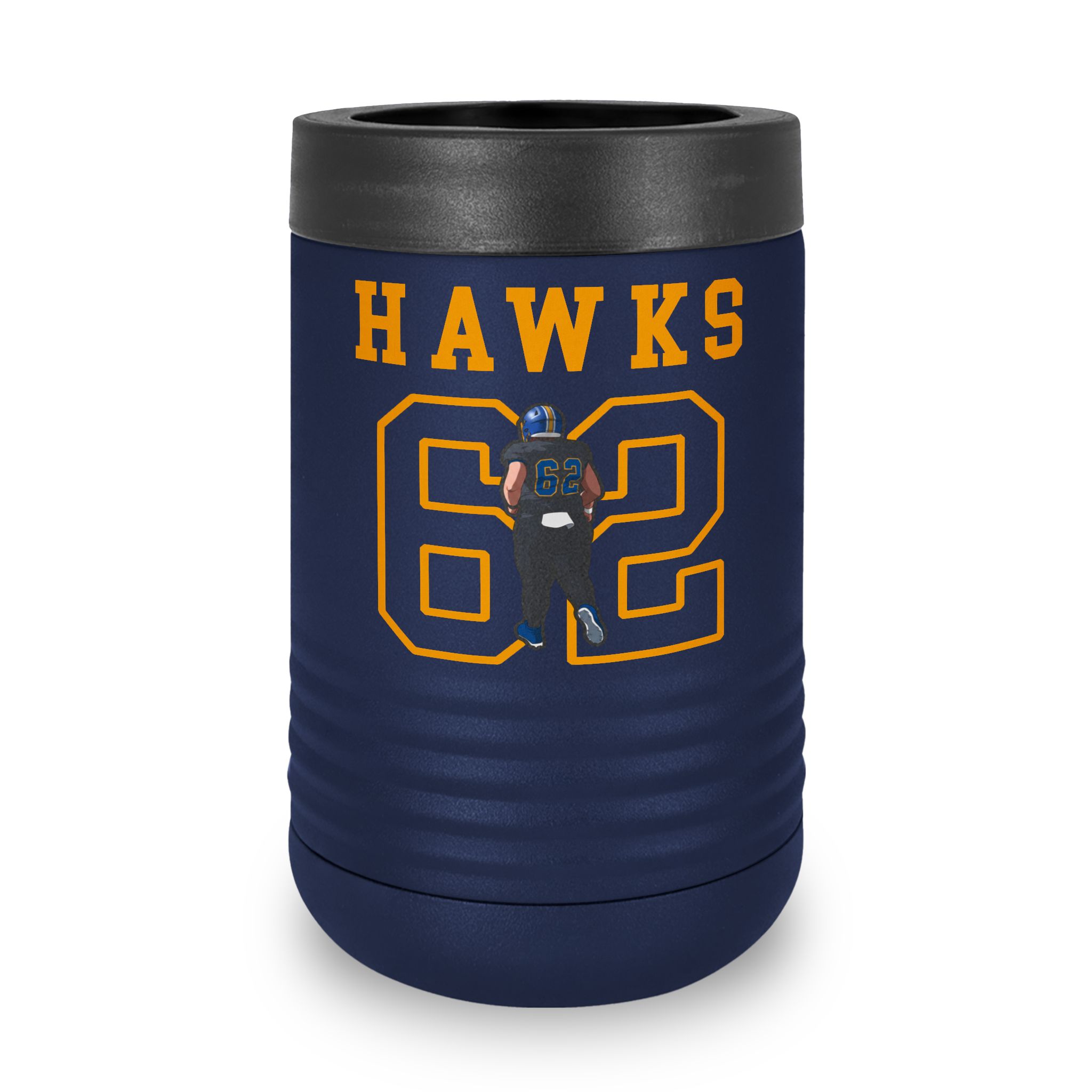 Stainless Can Cooler — character_shirsey in Navy