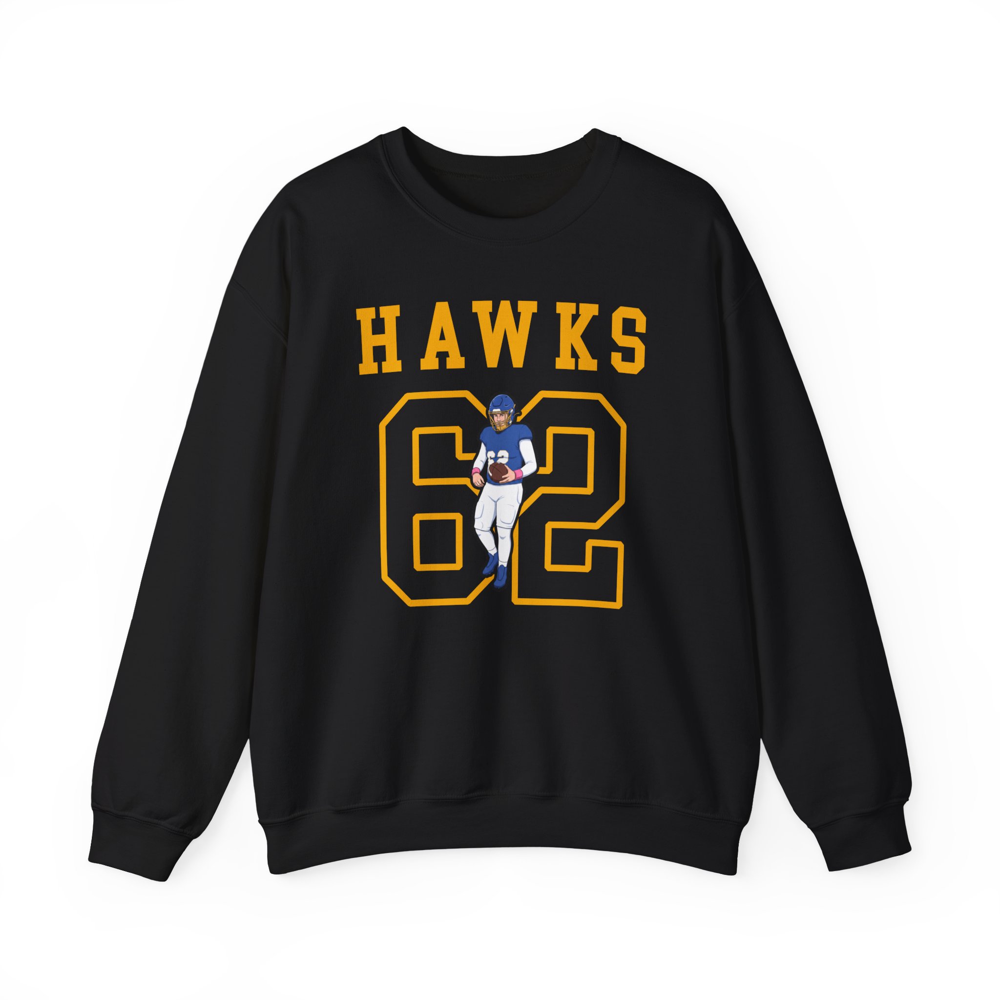 Crewneck Sweatshirt — character_shirsey in Black