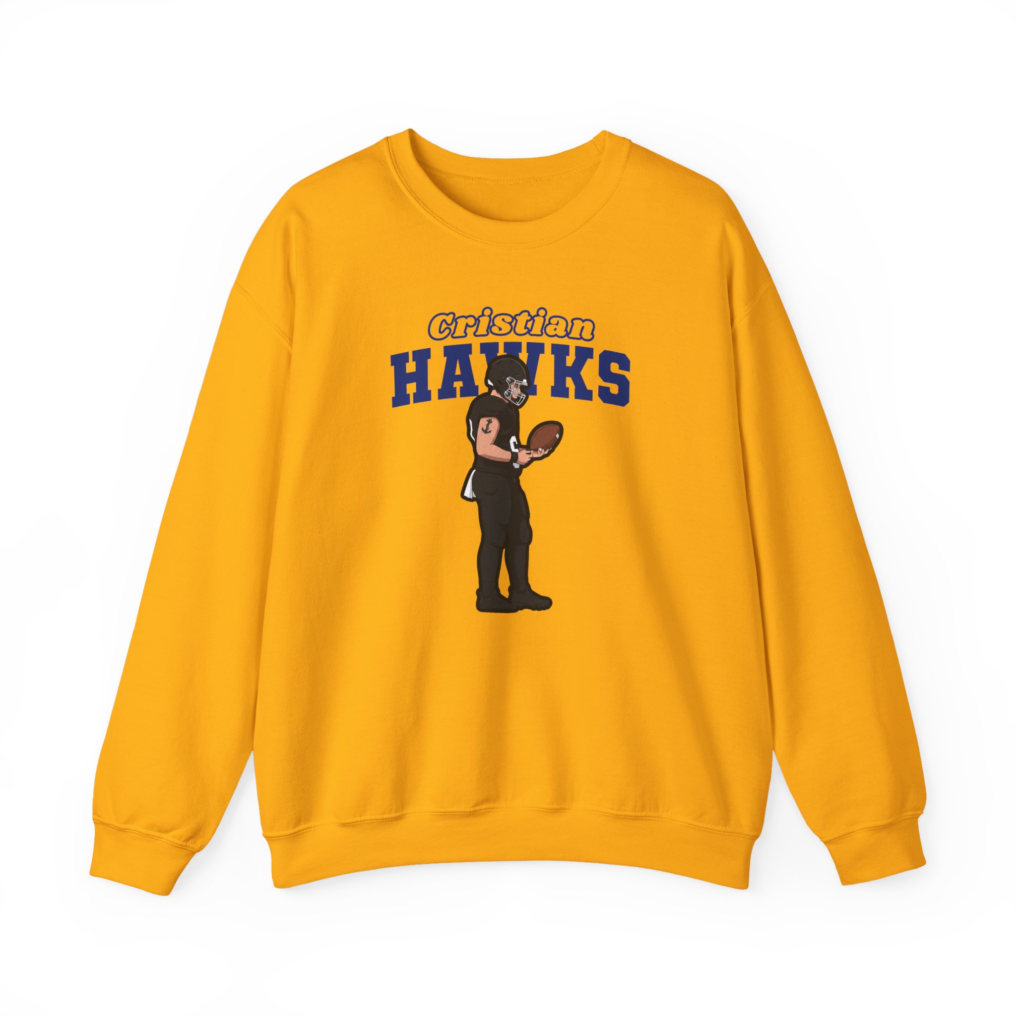 Crewneck Sweatshirt — character_name_arch in Gold