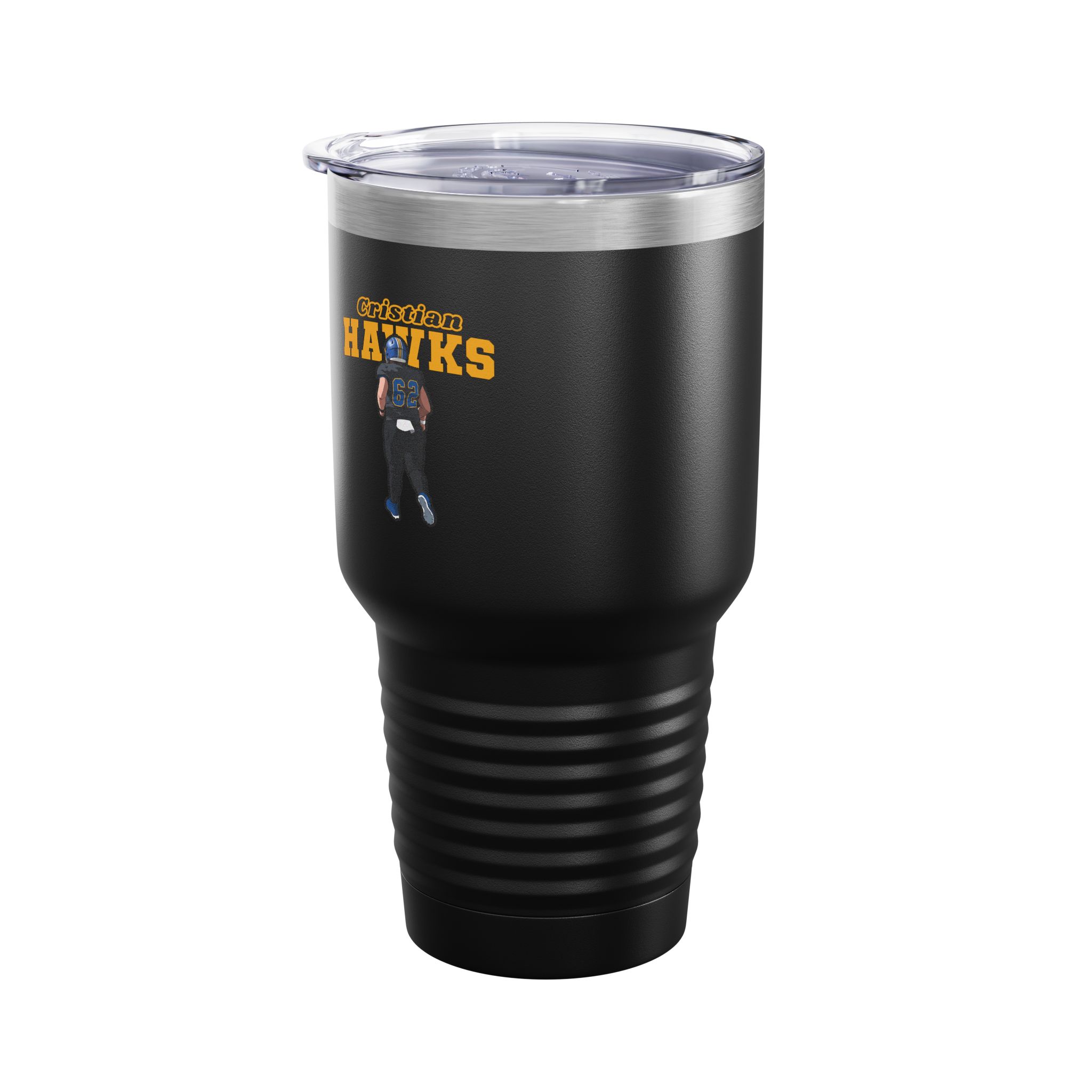 30oz Tumbler — character_name_arch in Black