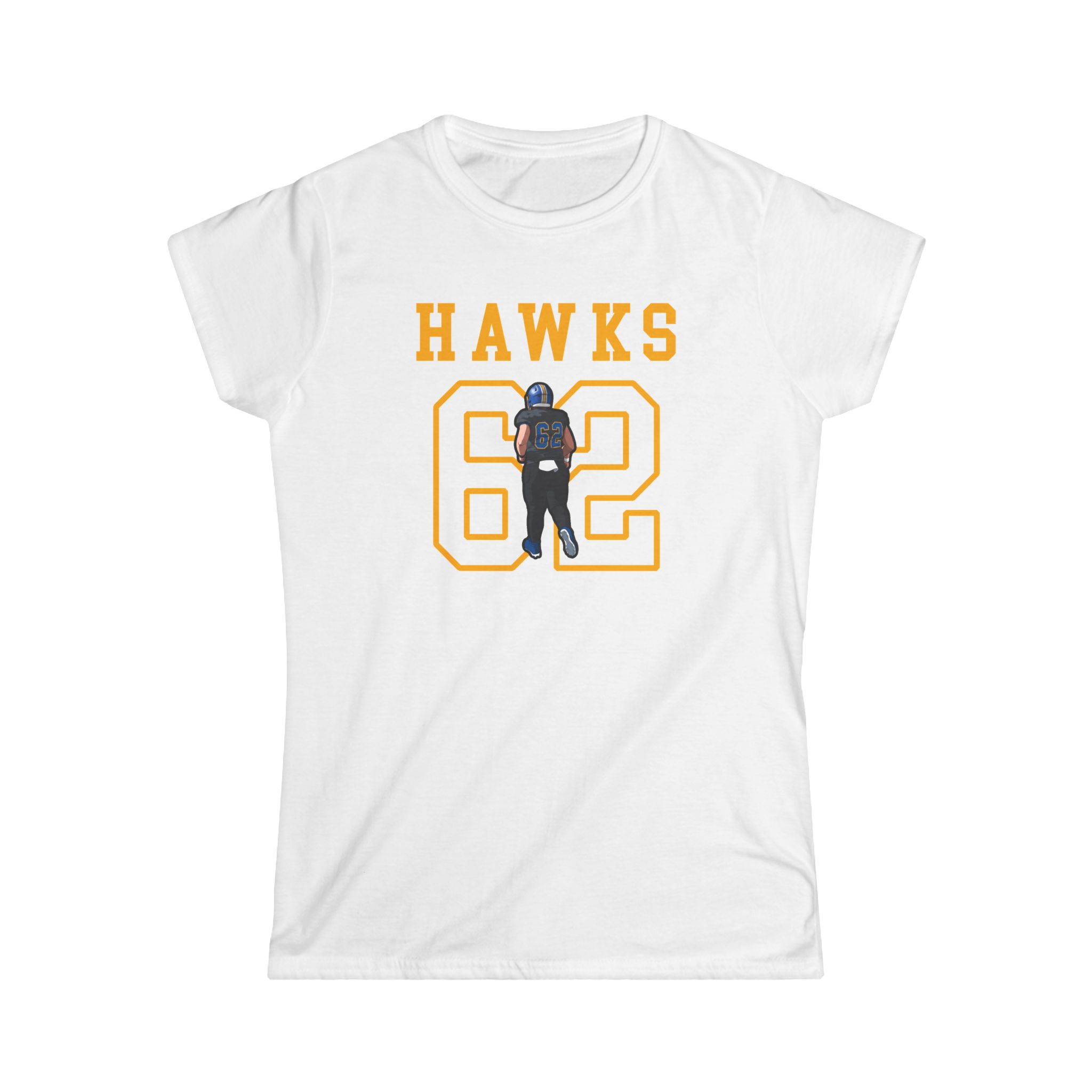 Women's Softstyle Tee — character_shirsey in White