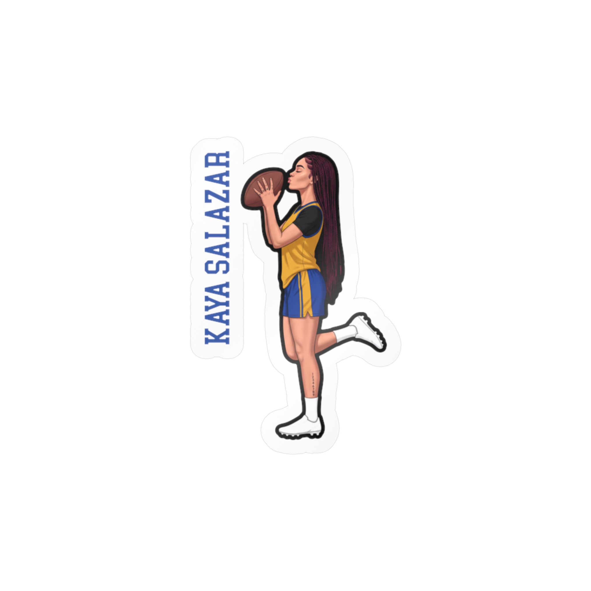 Vinyl Sticker — character_name_vertical in Classic