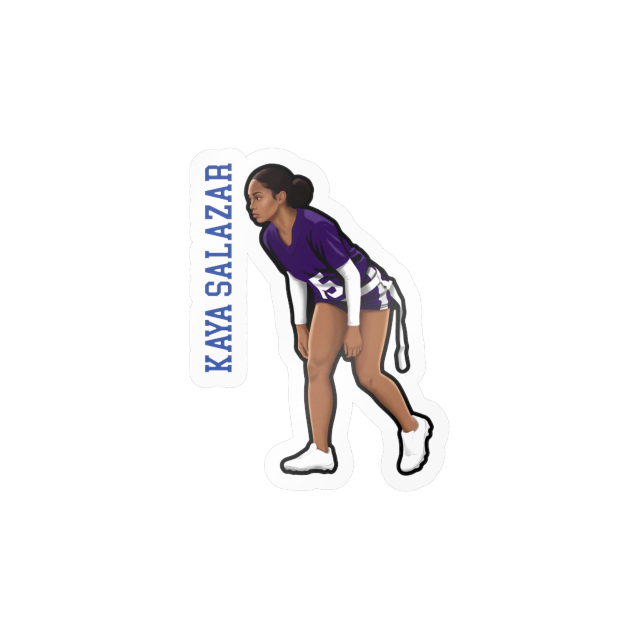 Vinyl Sticker — character_name_vertical in Classic