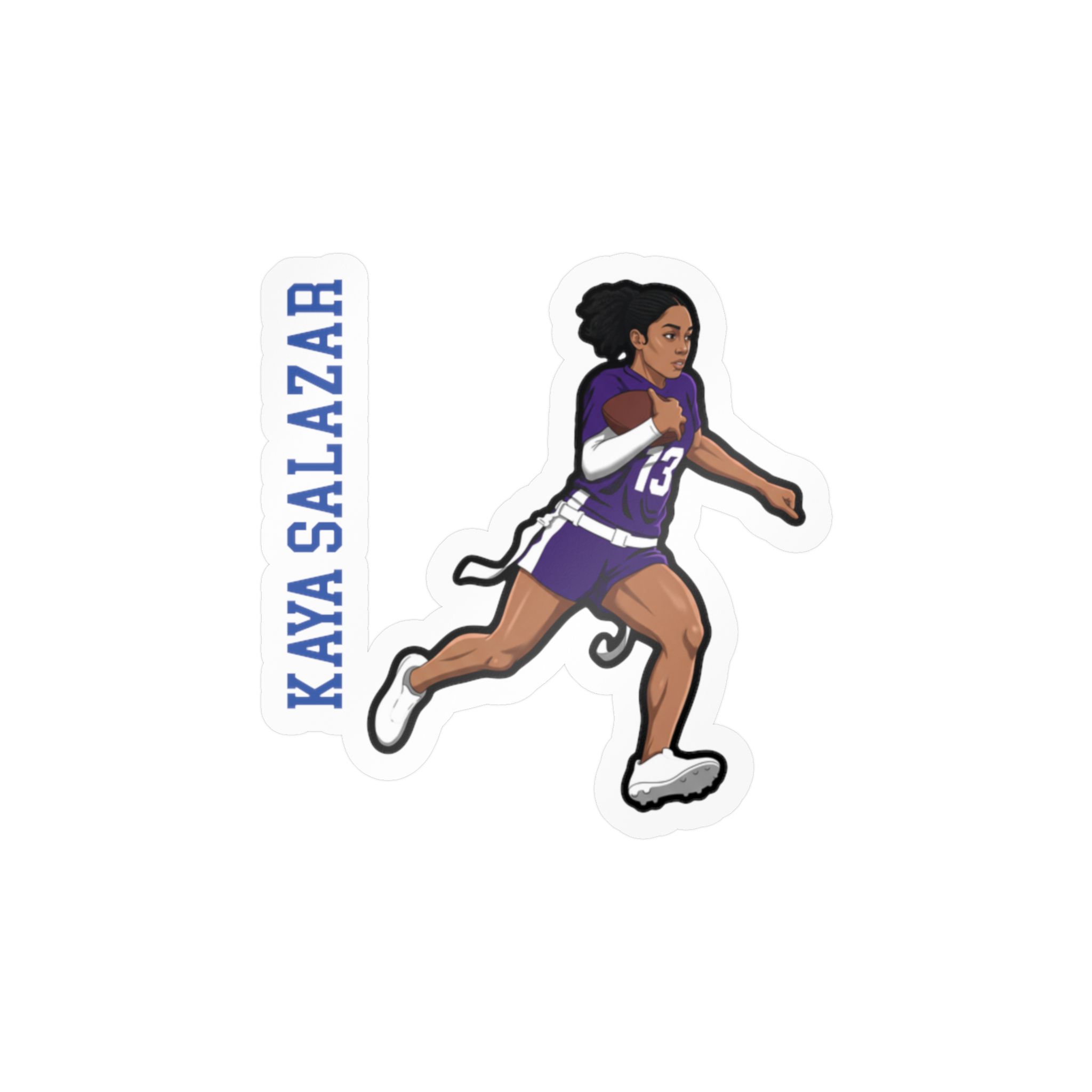 Vinyl Sticker — character_name_vertical in Classic