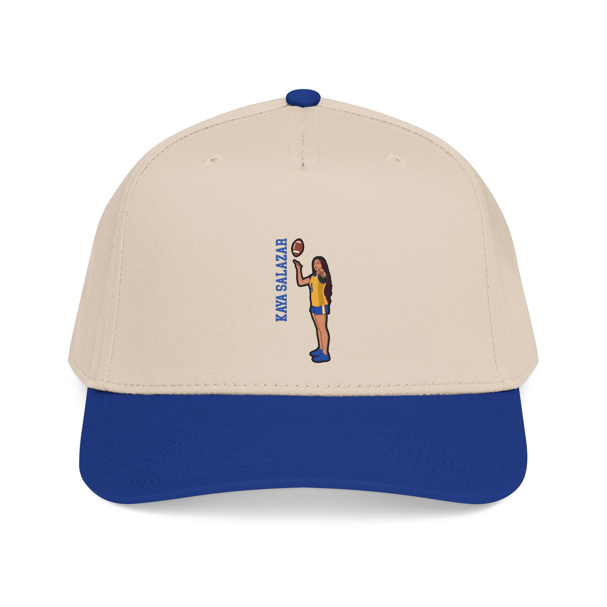 Baseball Cap — character_name_vertical in Royal / Natural