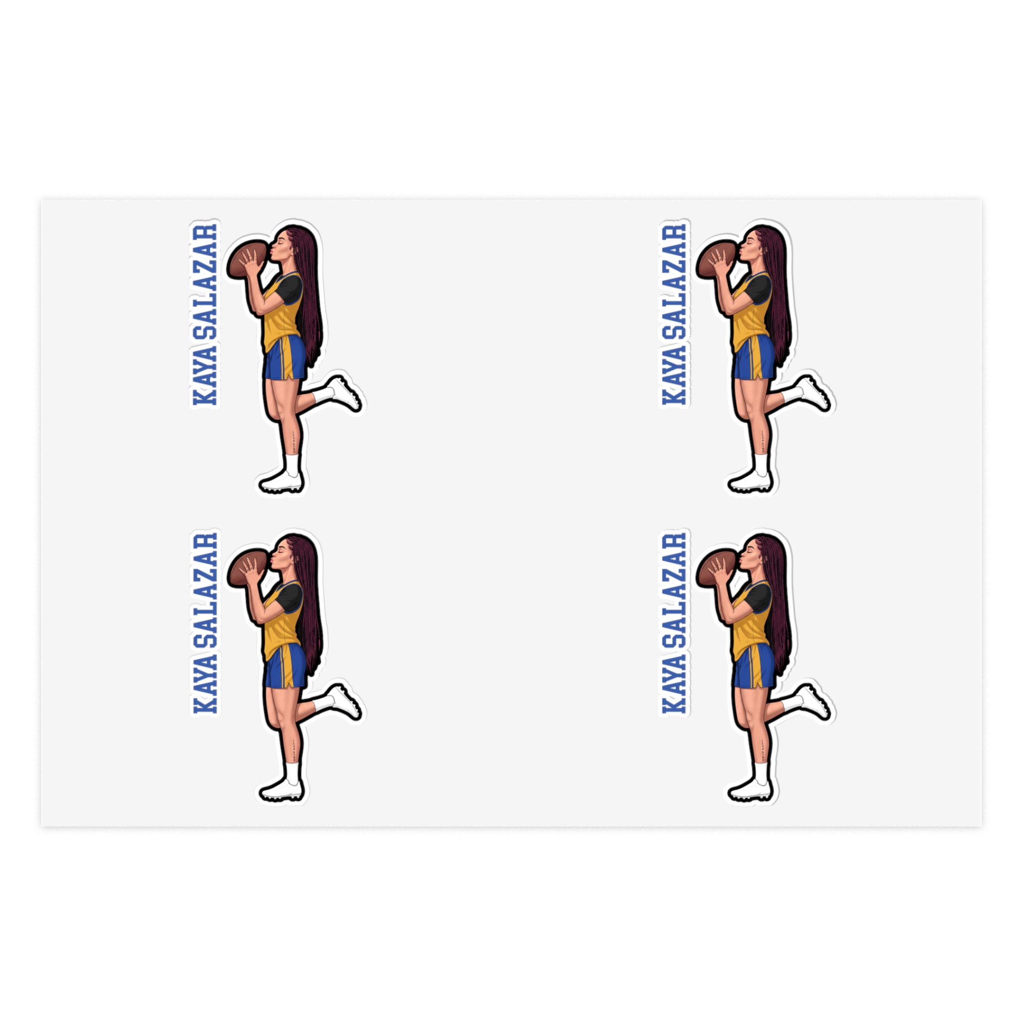 Sticker Sheet — character_name_vertical in Classic