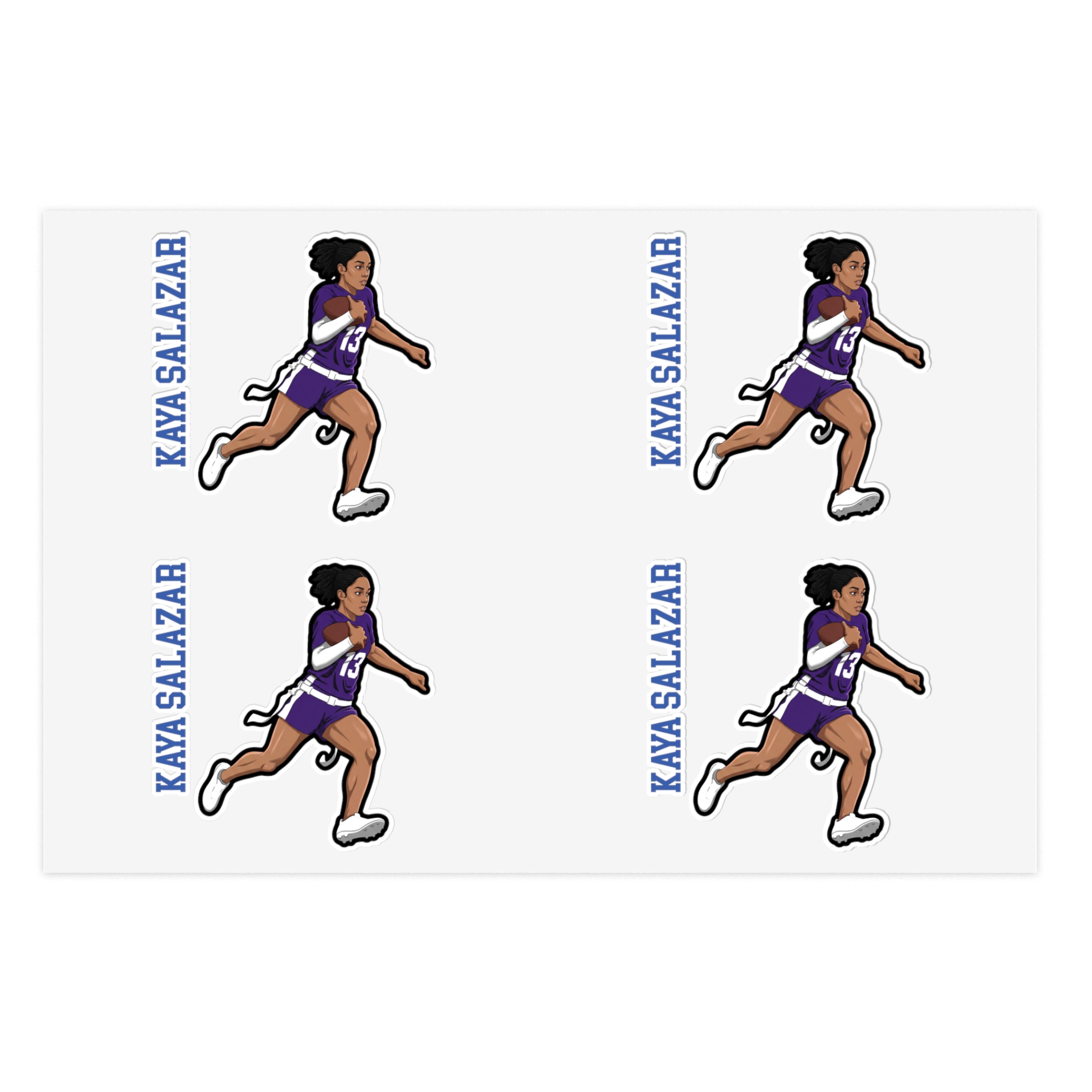 Sticker Sheet — character_name_vertical in Classic