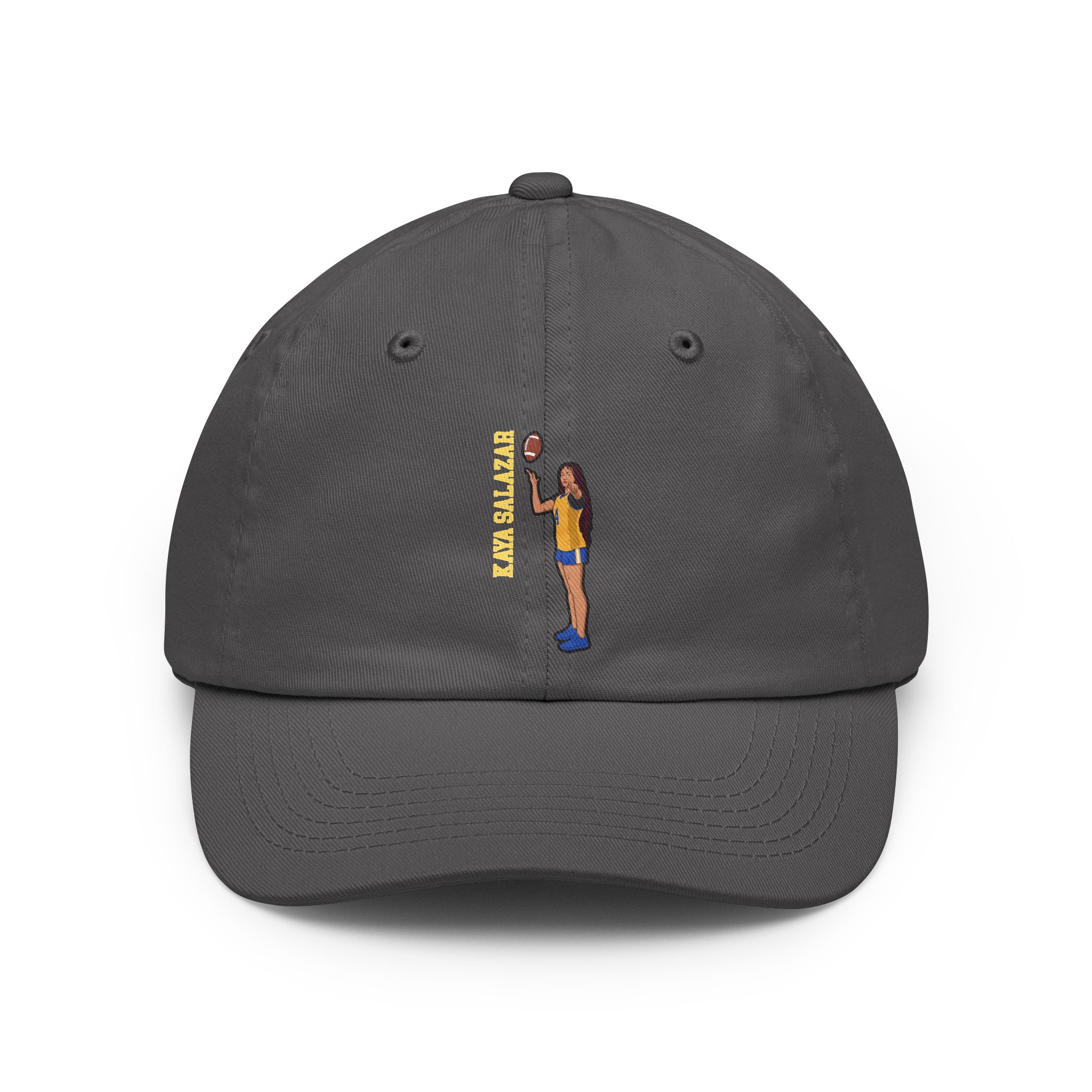 Classic Cap — character_name_vertical in Grey