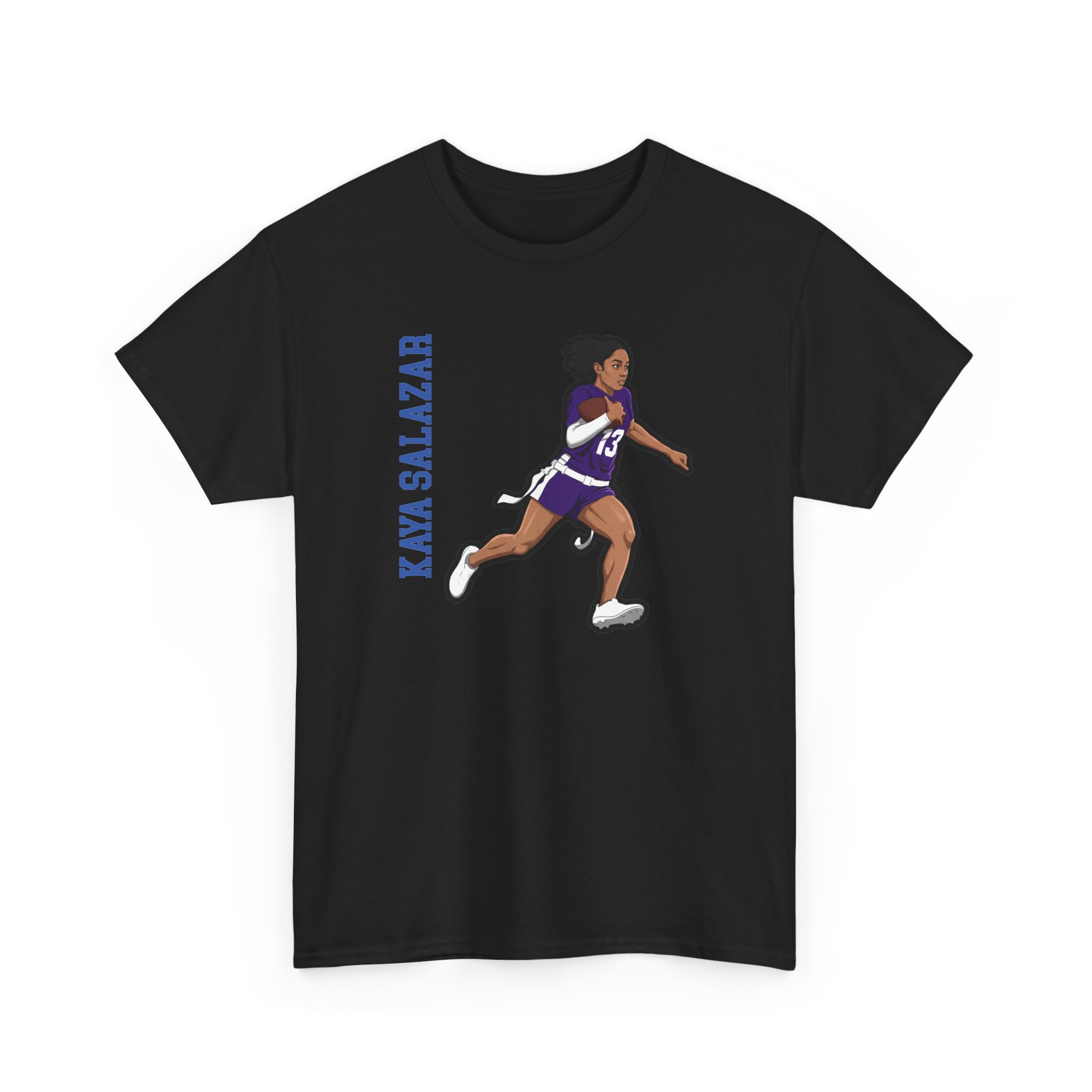 Tee — character_name_vertical in Black