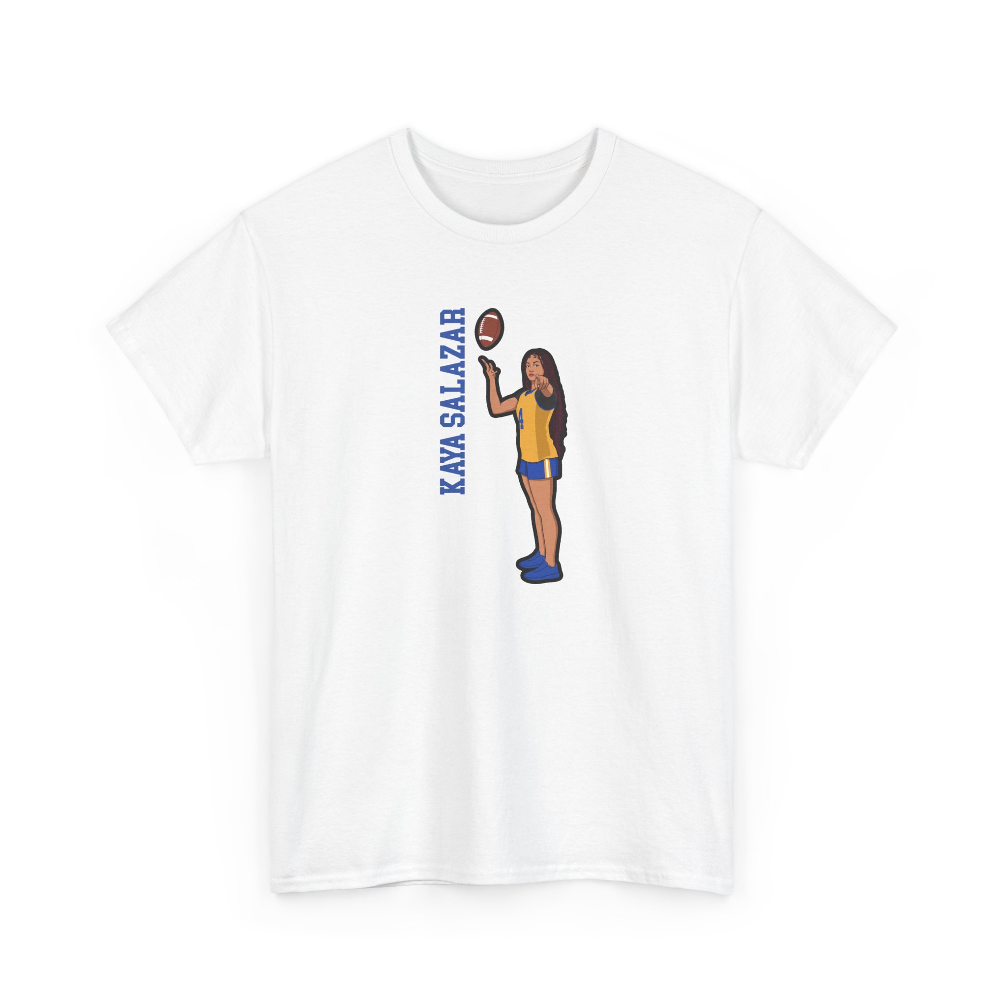 Tee — character_name_vertical in White